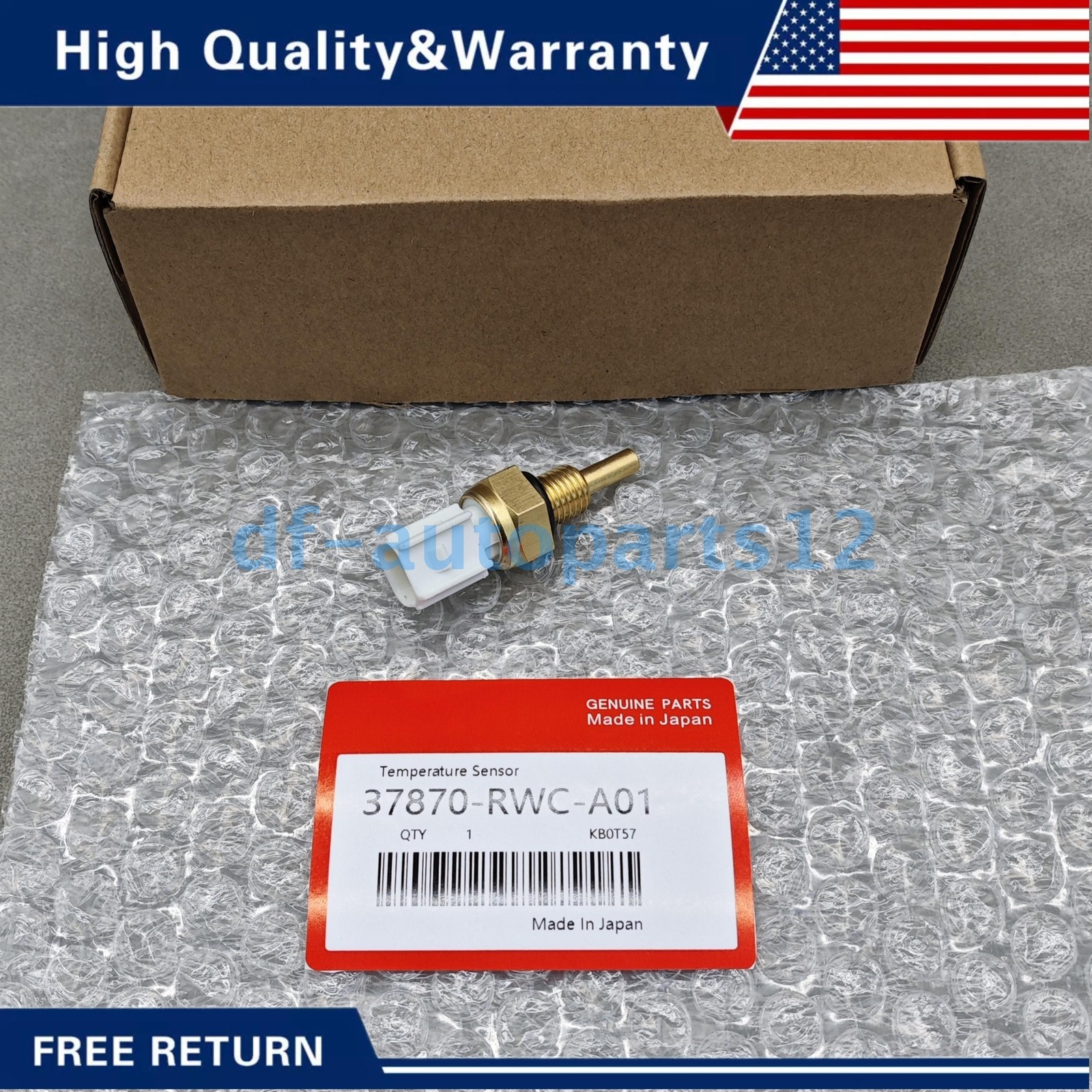 OEM Radiator Coolant Temperature Sensor FitsFor 12-21 Honda Civic 1.5L 1.8L 2.0