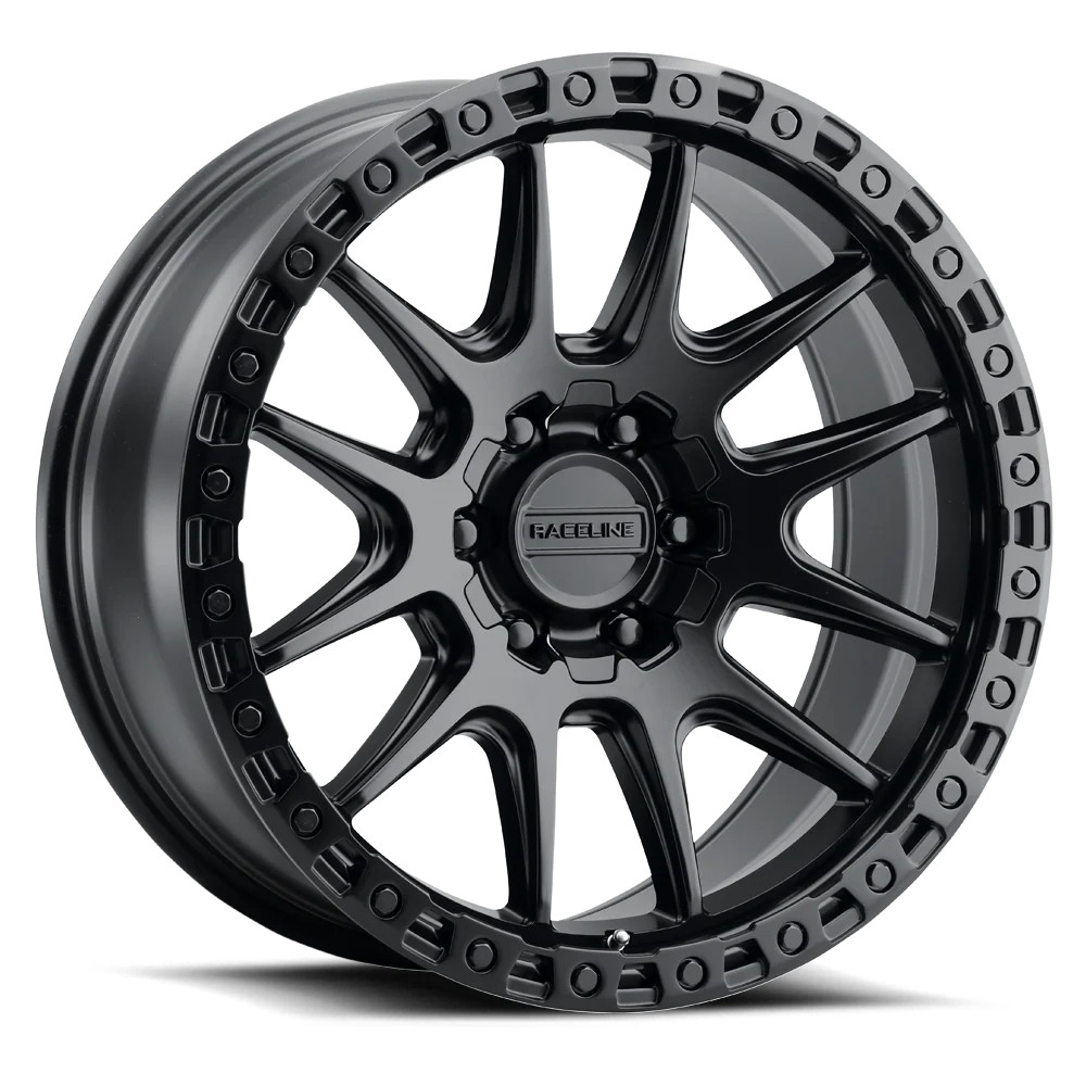 RACELINE 801SB Catalyst 20X9 6X139.7/6X135 Offset 0 Satin Black (Quantity of 1)