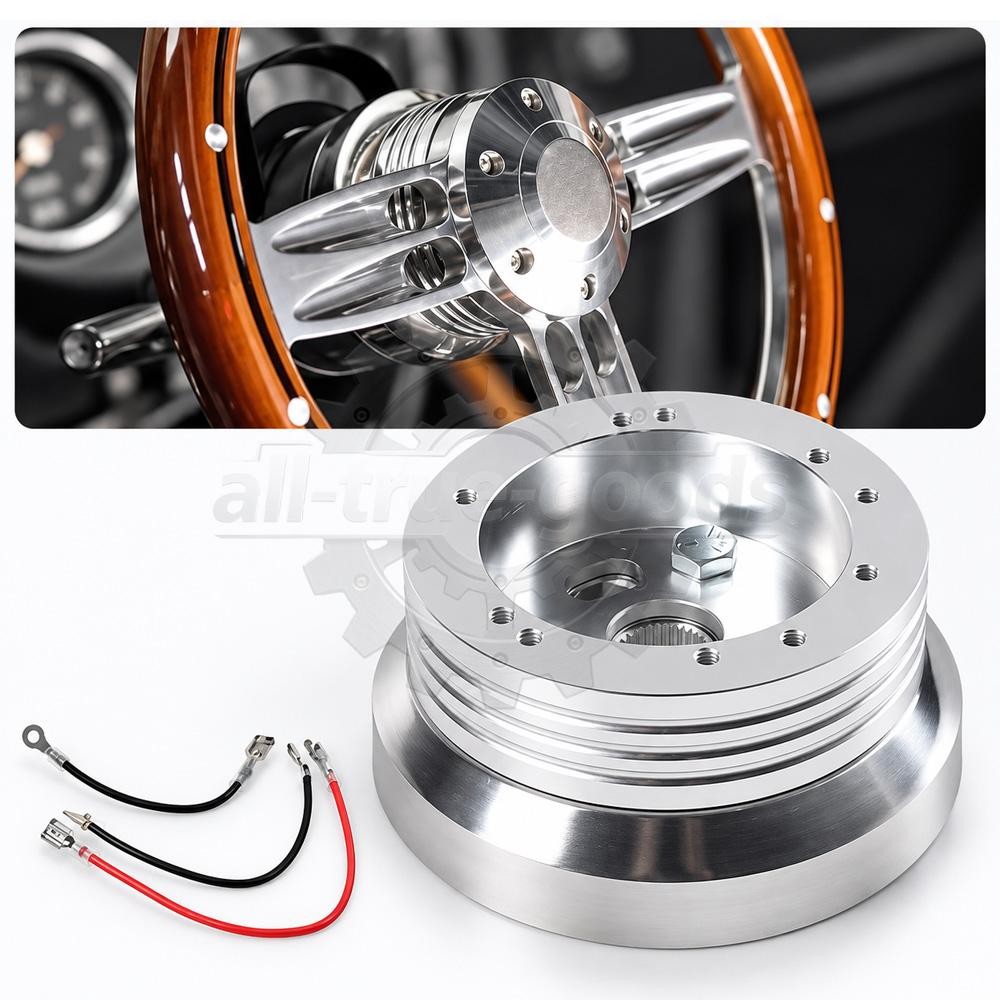 5 & 6 Hole Billet Steering Wheel Hub Adapter For Chevy/GMC/Flaming River/Ididit