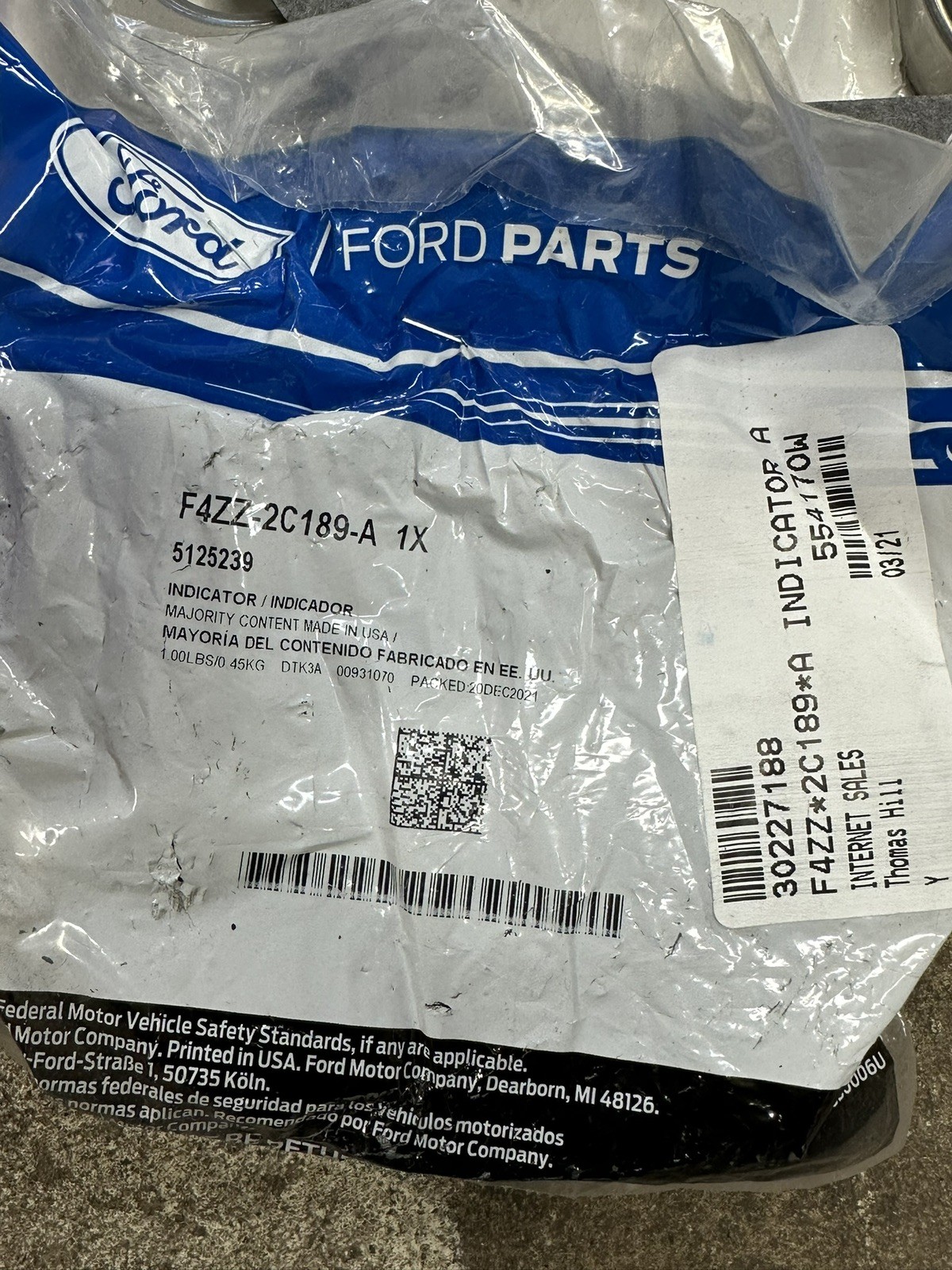 NOS 1994 - 2004 FORD MUSTANG (ALL) ABS SPEED SENSOR INDICATOR RING F4ZZ-2C189-A NOS 1994 - 2004 FORD MUSTANG (ALL) ABS SPEED SENSOR INDICATOR RING F4ZZ-2C189-A