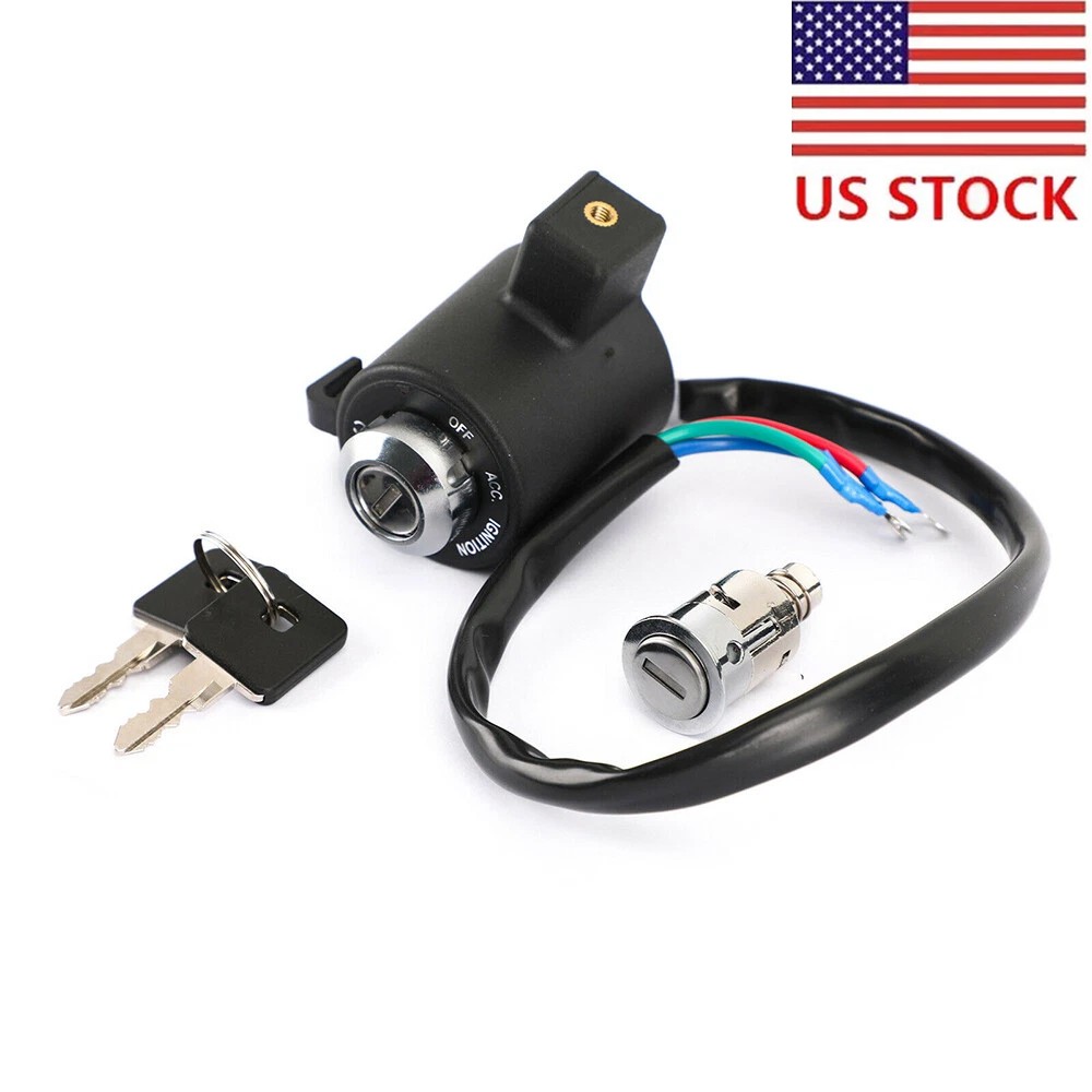 FOR Harley Sportster XL883 XL1200 96-05 Ignition Switch Seat Lock Set 71441-94