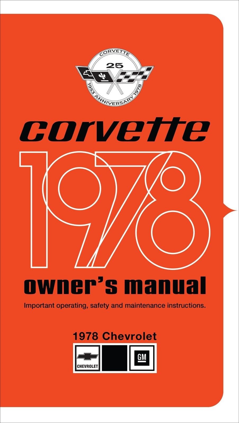 1978 Chevrolet Corvette Owner's Manual