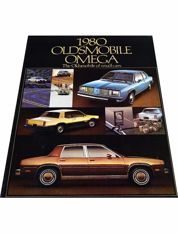 1980 Oldsmobile Omega Original Car Sales Brochure Catalog - X-Car SX Brougham