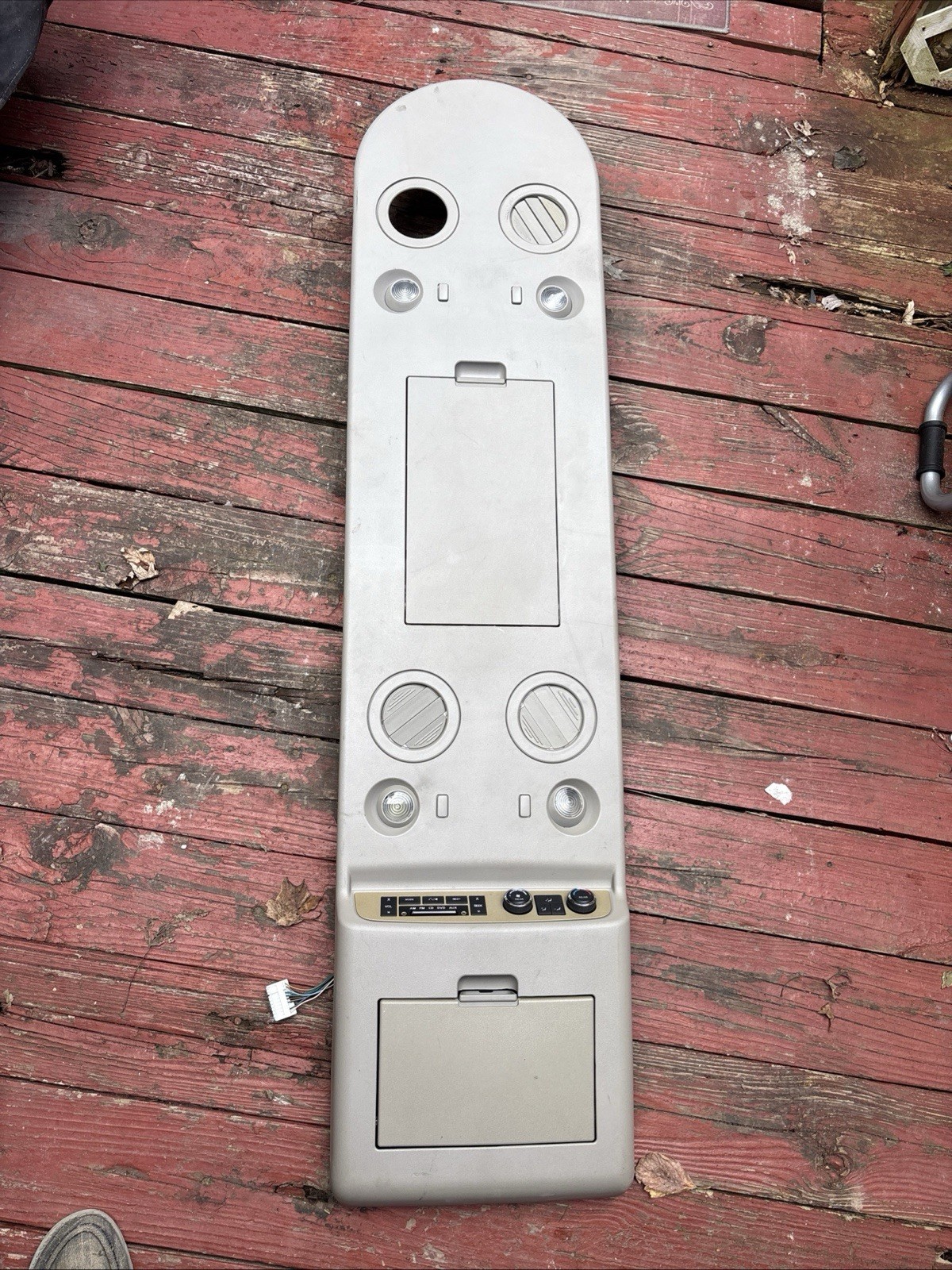 2004-2012 Nissan Armada Infiniti QX56 Rear Overhead Console with DVD Screen OEM