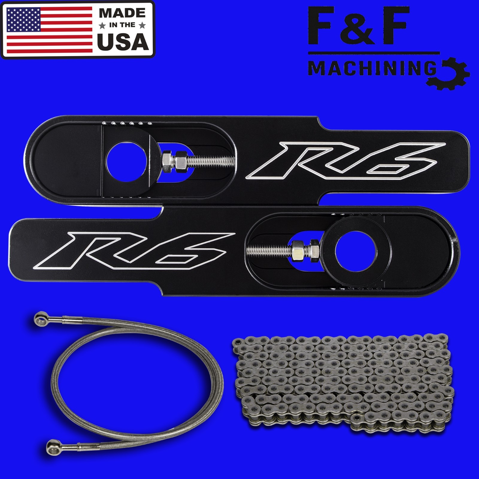 2006-2009 Yamaha R6-S bolt on swingarm extensions kit 2006-2009 Yamaha R6-S bolt on swingarm extensions kit