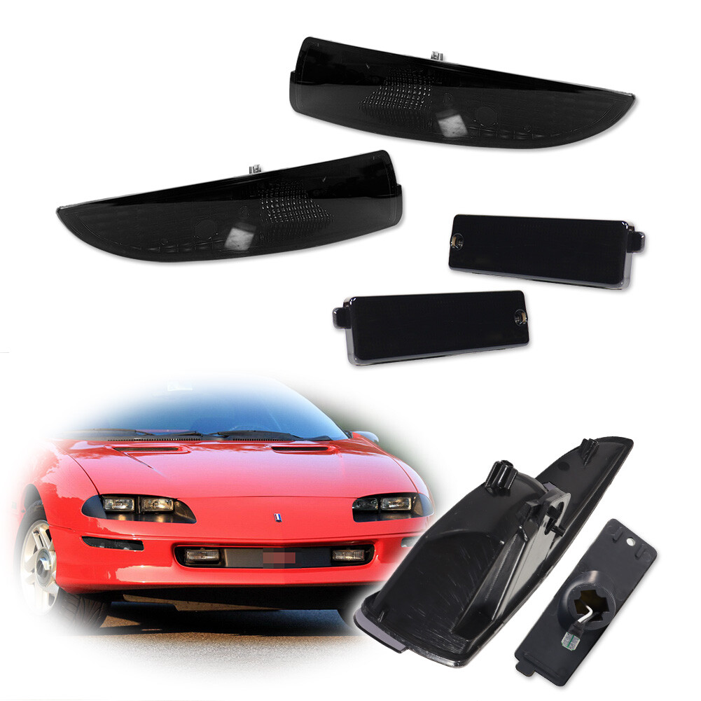 Fit 1993-2002 Chevy Camaro Front & Rear Side Marker Bumper Signal Parking Lights