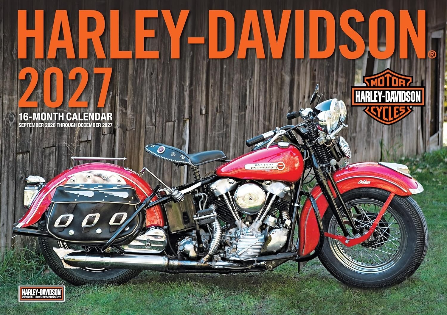 2027  Harley-Davidson Motorcycle WALL CALENDAR BEST DEAL 