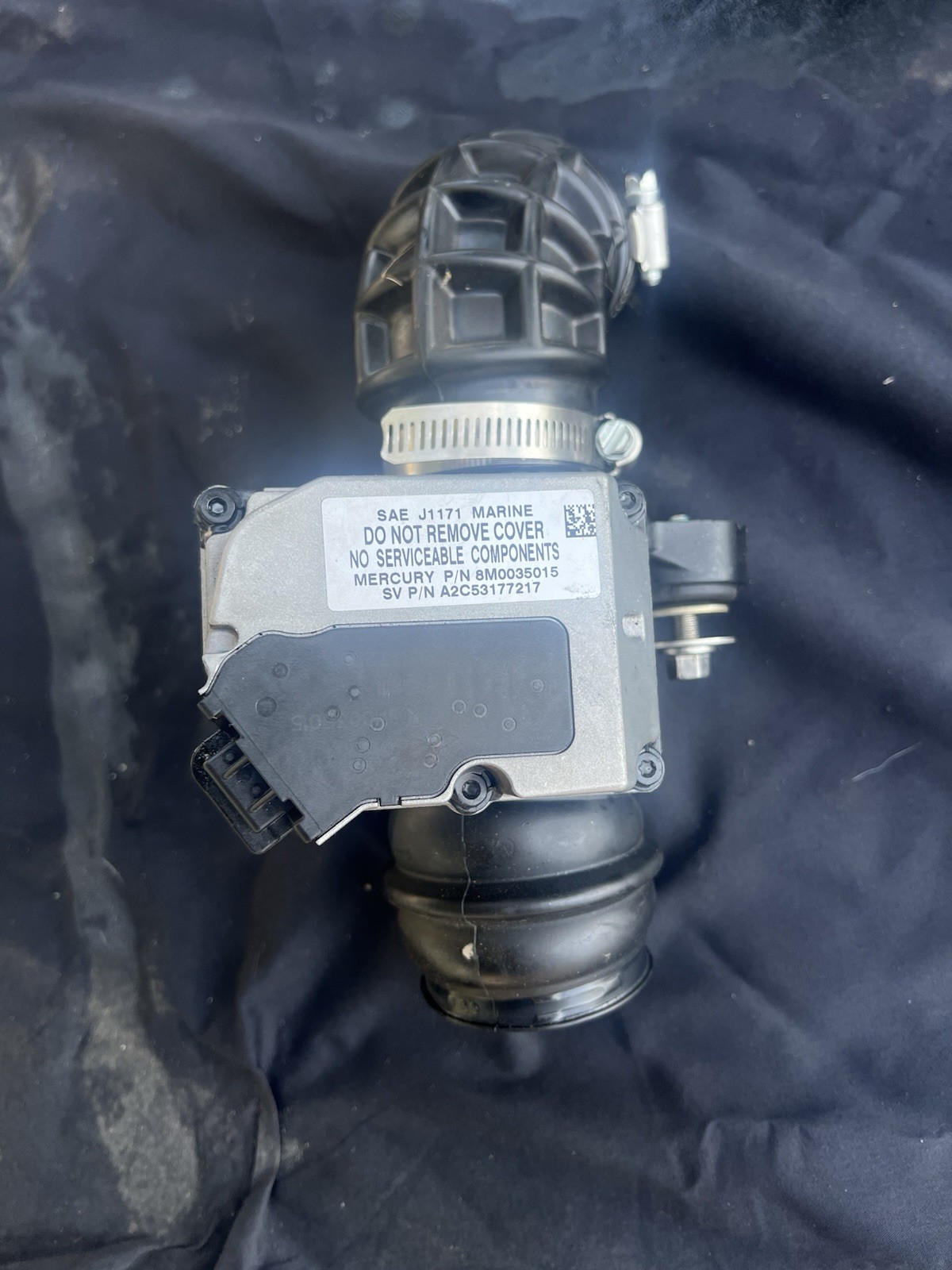 2018 Mercury Verado 350 L6 OEM Boost Control Valve 8M0035015 2.6L Supercharged