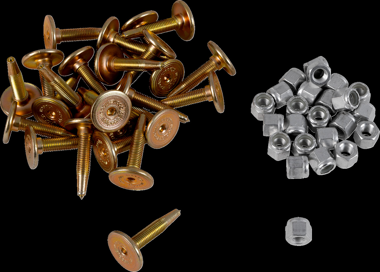 Woodys Gold Digger 60° Traction Master Carbide Studs 1.325in 5/16 Thread 24 Pack