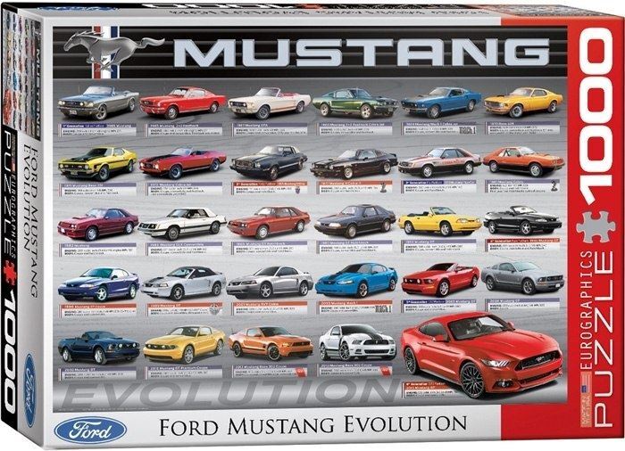 Ford Mustang Evolution 50th Jigsaw Puzzle - 1000 Pieces Landscape - Free US Ship Ford Mustang Evolution 50th Jigsaw Puzzle - 1000 Pieces Landscape - Free US Ship