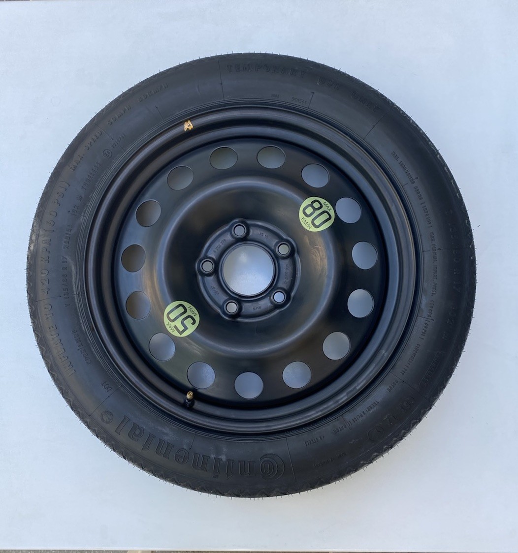 04-10 BMW X3 528i 528i xDrive 535i 550i 530i Spare Wheel Rim Tire T135/80R17 OEM