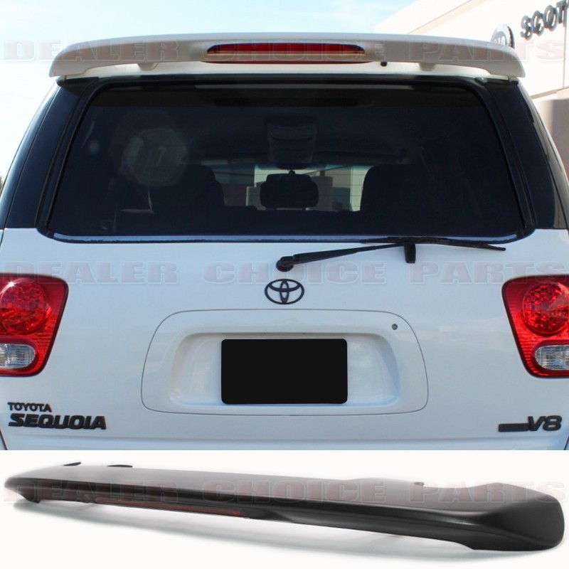 For 2001 2002 2003 04-2007 Toyota Sequoia Factory Style Spoiler w/LED UNPAINTED