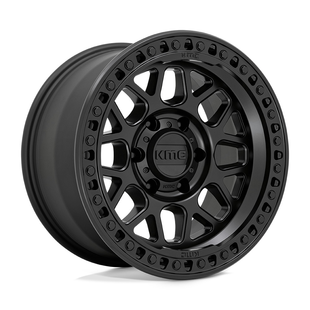 18x9 KMC KM549 GRS Satin Black Wheel 8x180 (18mm)