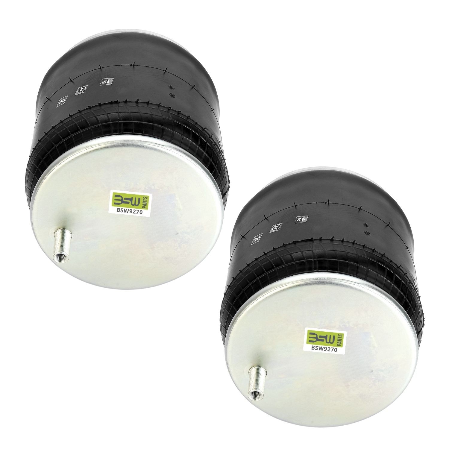 BSWParts 2 PCS Trailer Air Spring Bag Replaces W01-358-9270, 1R13-102, C-20010