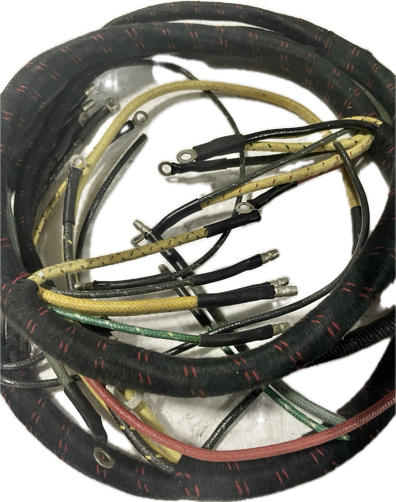 1939 Ford Standard Car Flathead V8 Under Dash Cowl Wiring Harness Cloth Wire