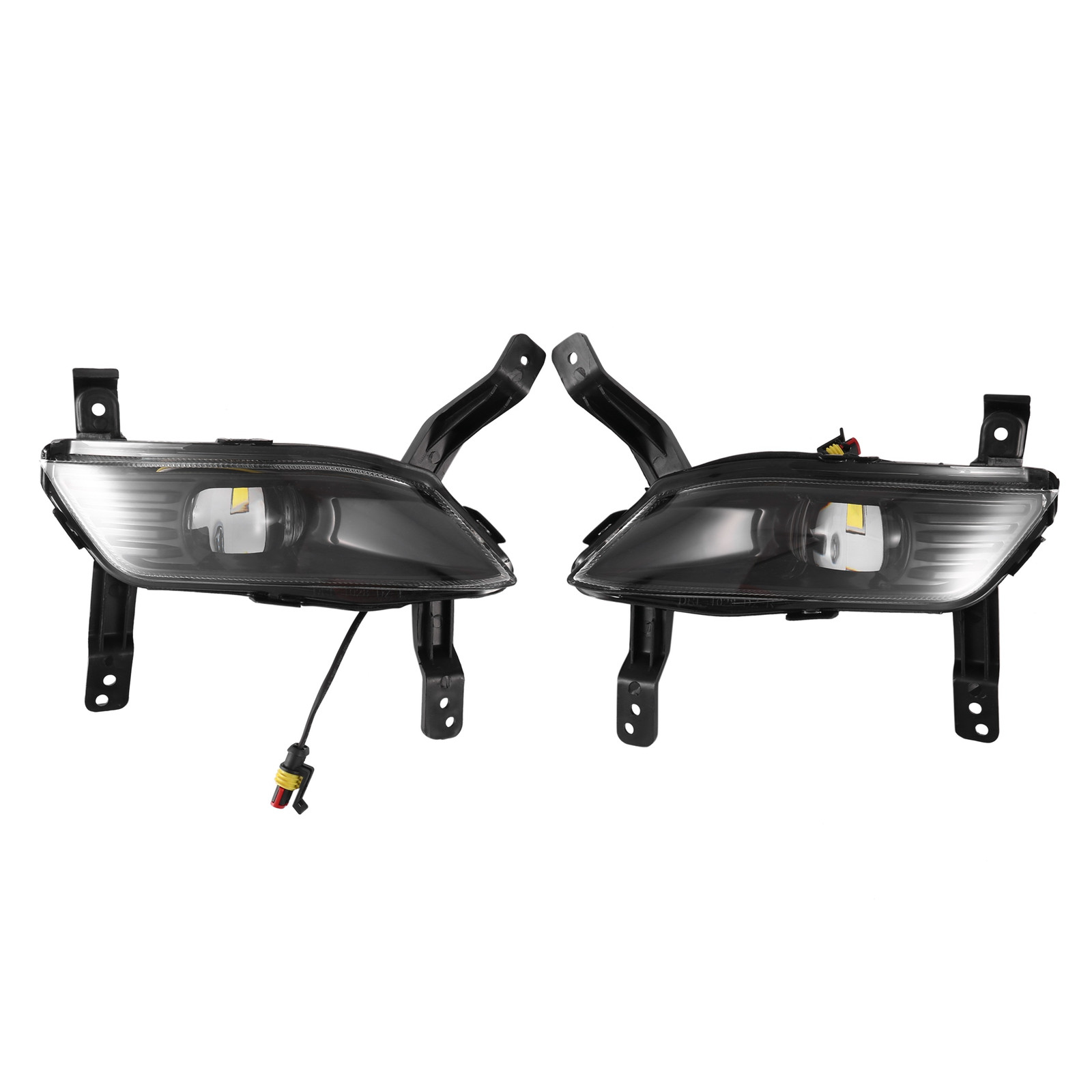 Pair Bumper LED Fog Light Bulb Lamp Driving Lamp For Hyundai Santa Fe 2019 2020