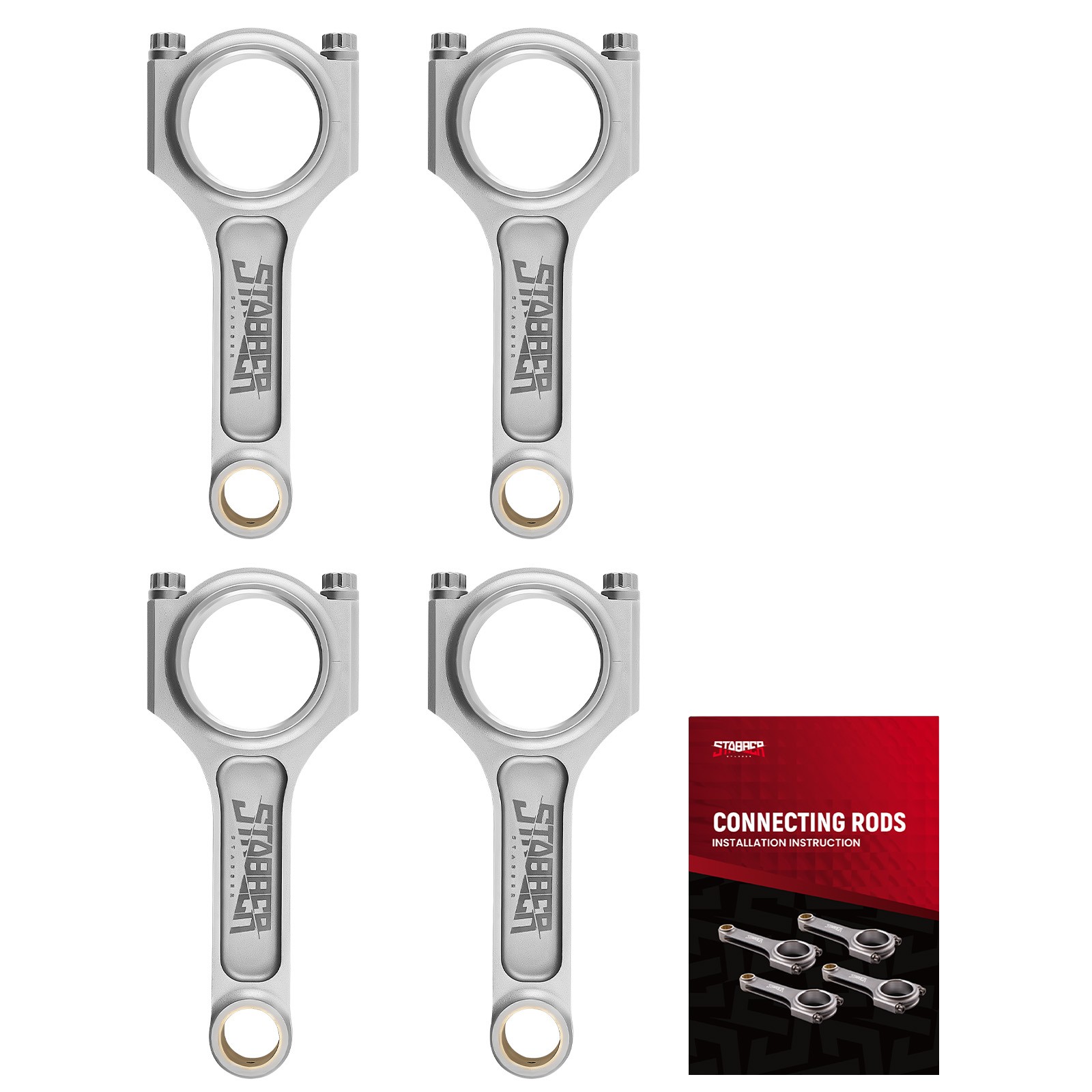 Forged I-Beam Connecting Rods 4pc for Honda Civic B16A Si 99-00/del Sol 94-97