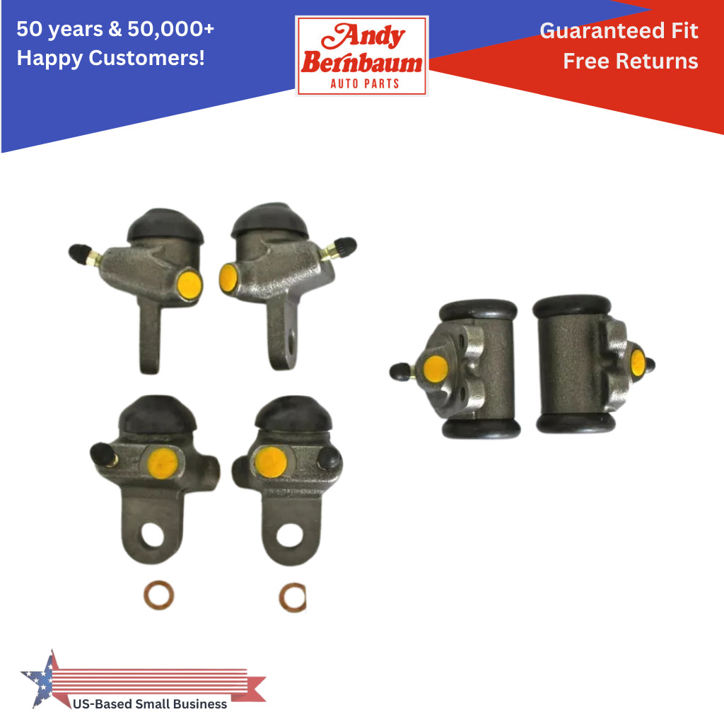 For 1946-1956 Dodge Rear Front Right & Left Brake Wheel Cylinder Set