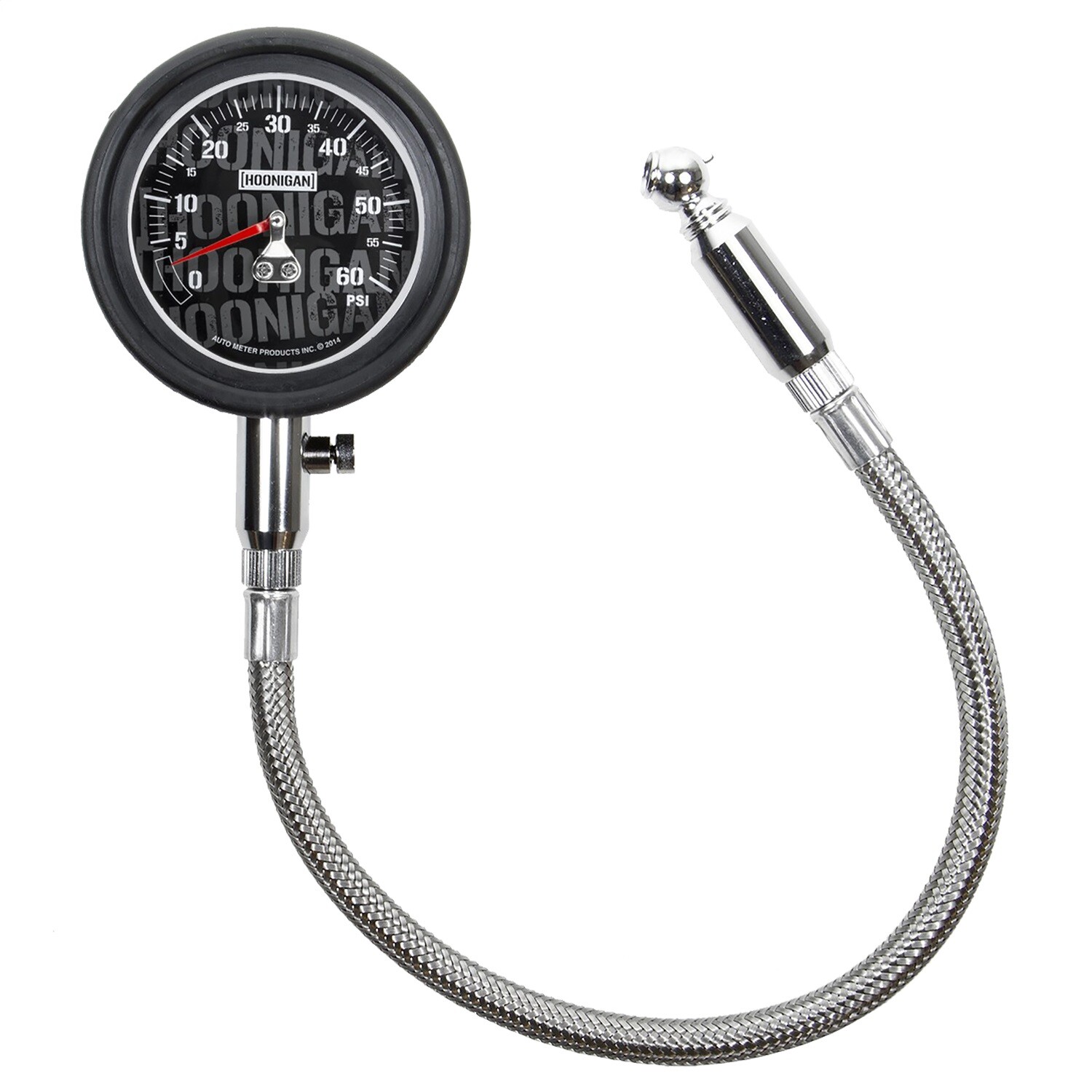 AutoMeter 2160-09000 Gauge Tire Pressure 0-60 PSI HOONIGAN ANALOG 2-1/4 Inch Dia