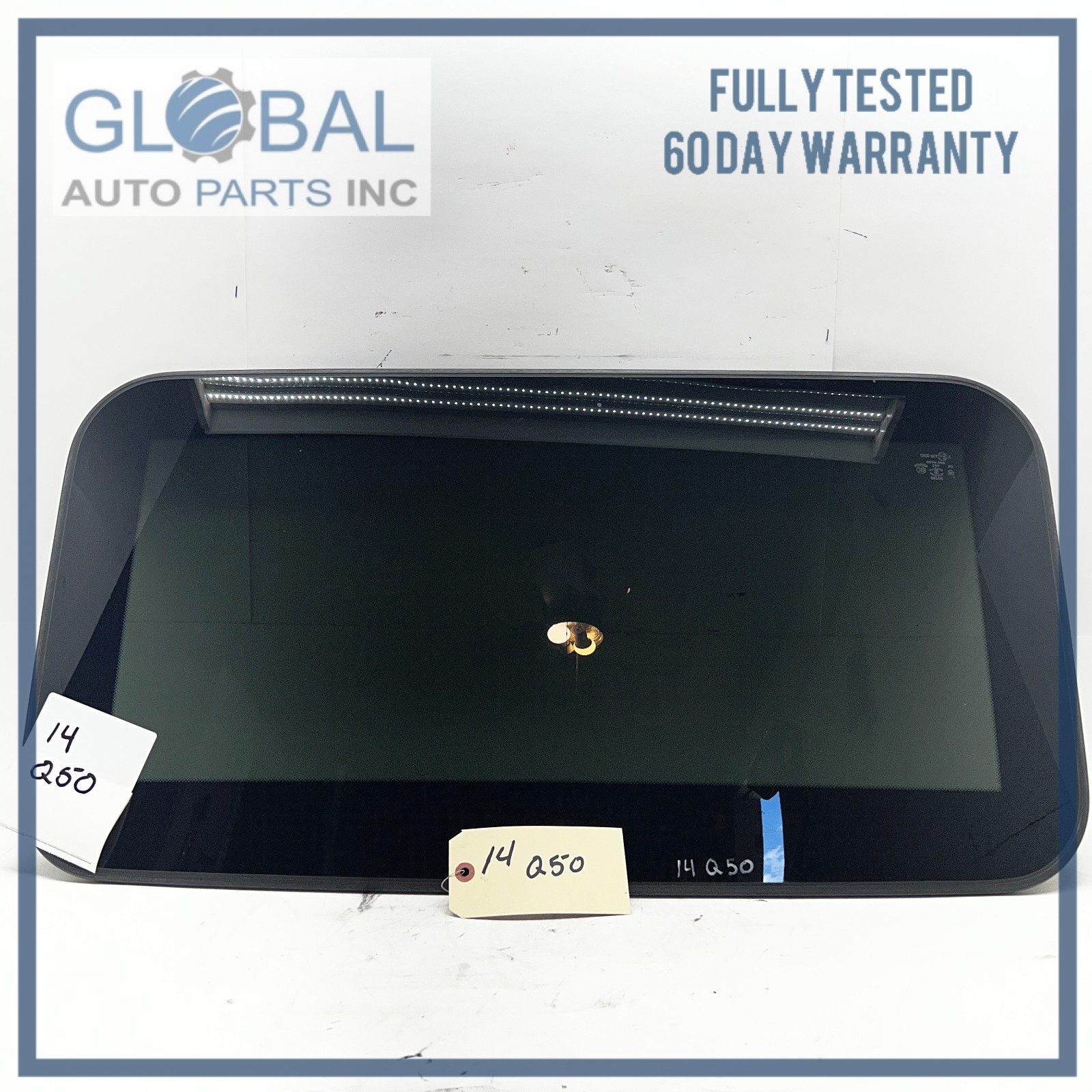 14- 24 INFINITI Q50 SUN ROOF SUNROOF MOONROOF WINDOW GLASS PANEL 91210-4GA1A OEM