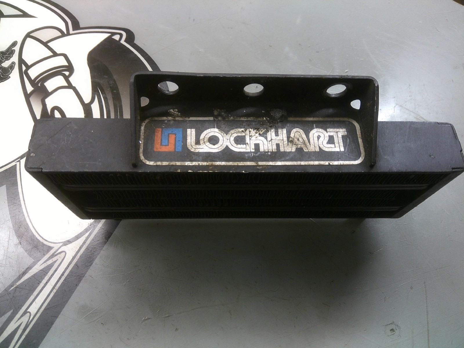 Harley Davidson Chopper Lockhart Oil Cooler Black Panhead Shovelhead 233984 Pan