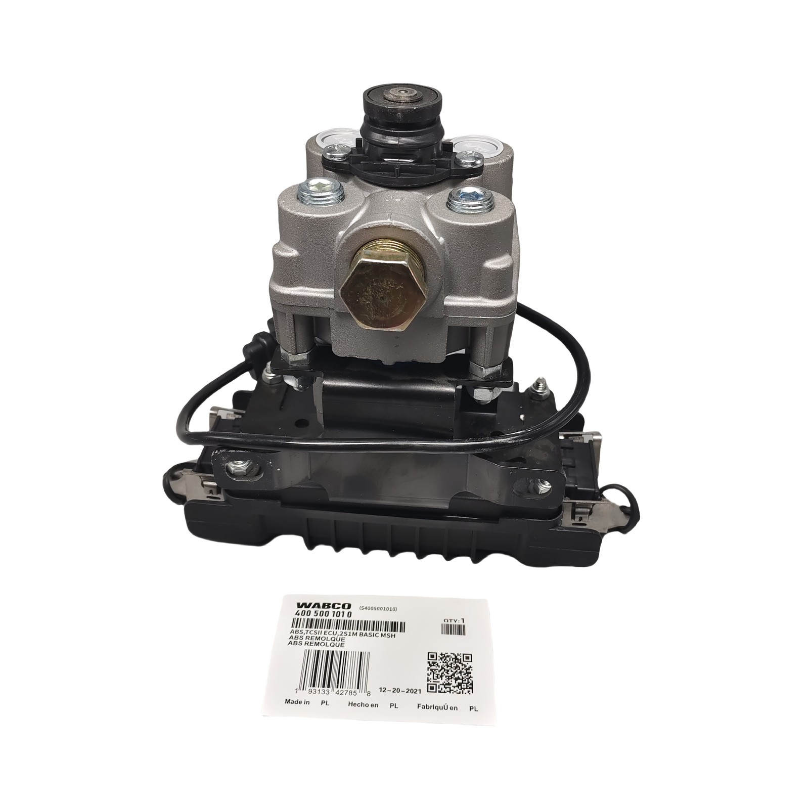 NEW For WABCO 4005001010 ABS Relay Valve ECU Assembly Trailer ABS 2S/1M No Core