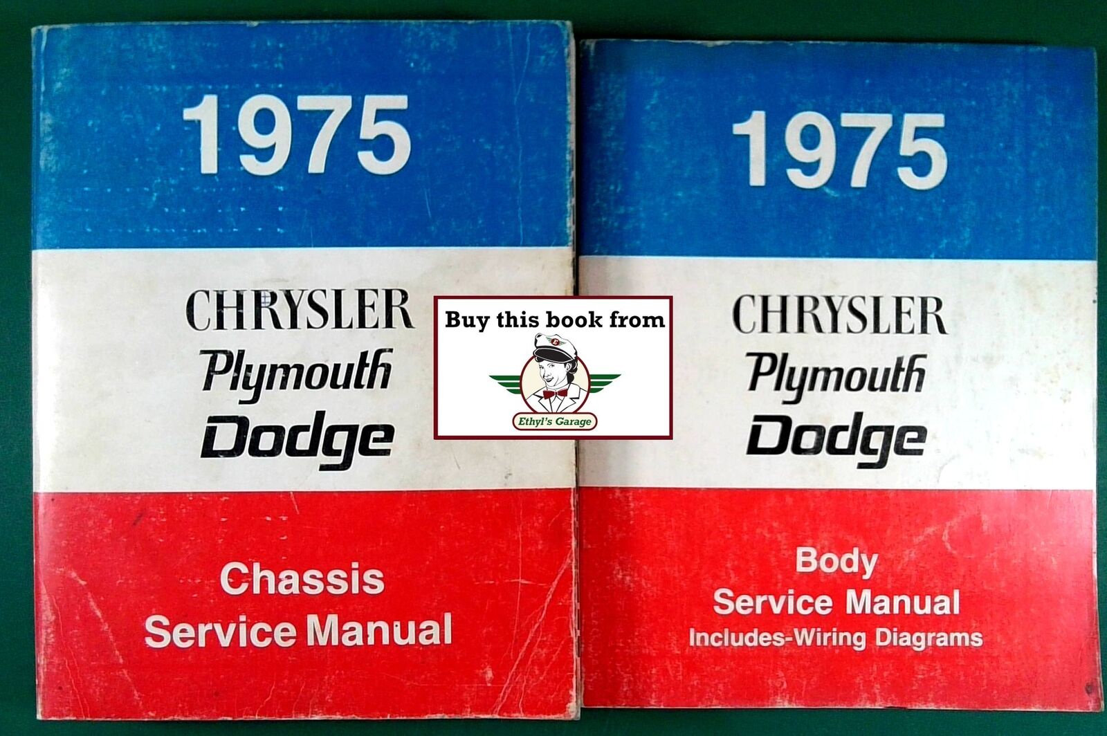 1975 Chrysler/Plymouth/Dodge Shop Service Manuals Road Runner/Duster/Charger+