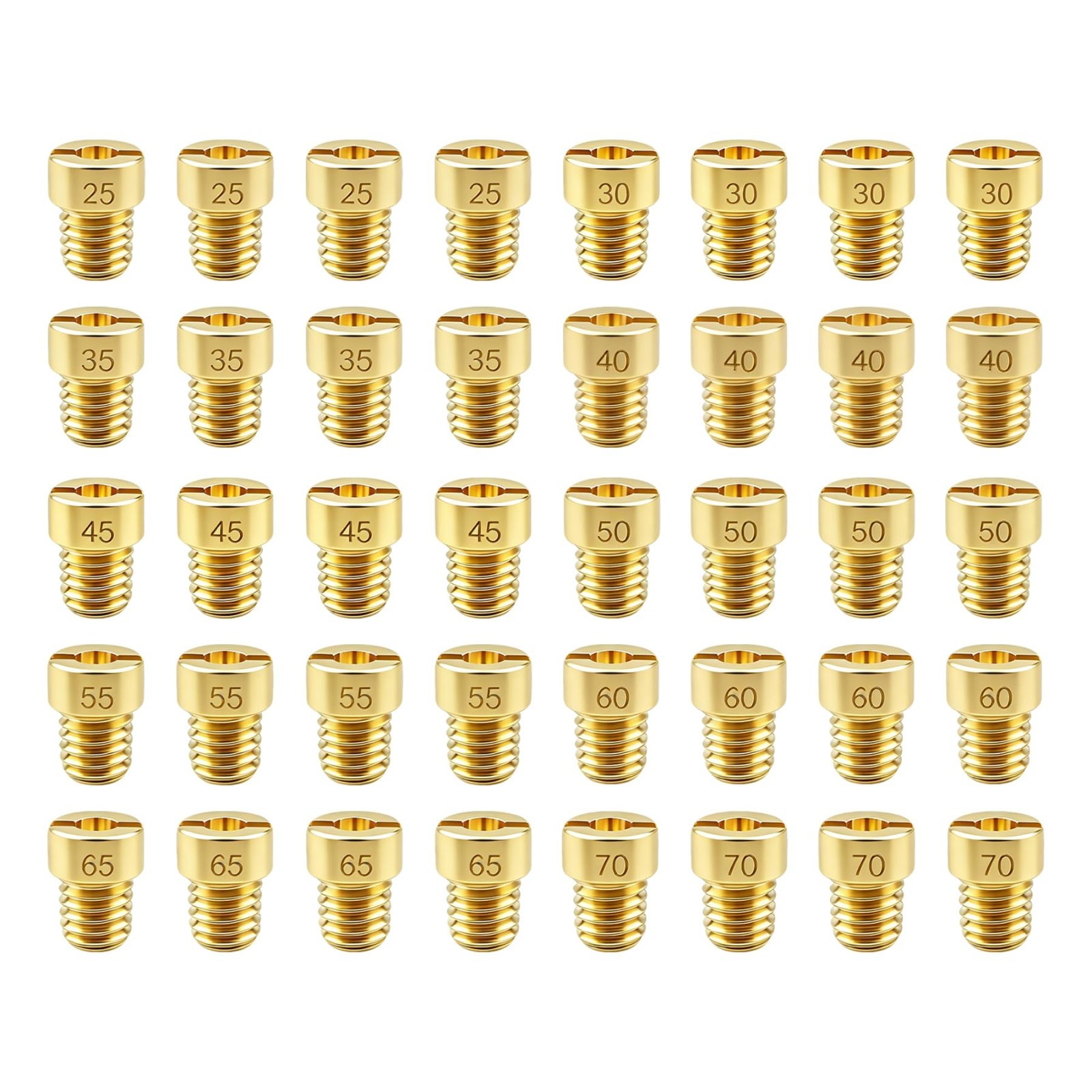 40 Pack 10-32 Carburetor Nozzles Kit for Holley Air Bleeds - High Performance 40 Pack 10-32 Carburetor Nozzles Kit for Holley Air Bleeds - High Performance