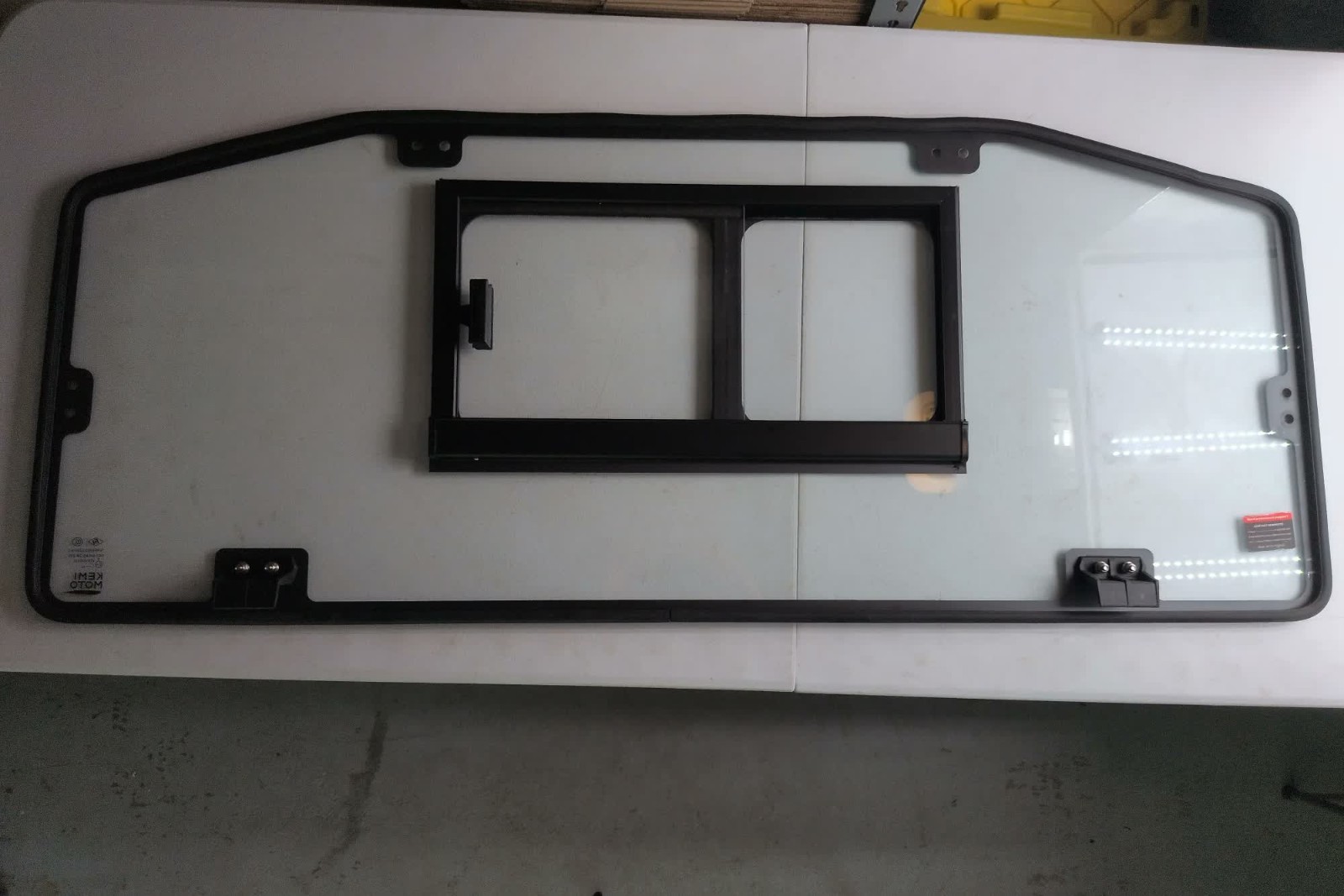 Kemimoto Glass Rear Windshield Can-Am Defender HD5 HD8 HD10 UTV B0110-15703-CL