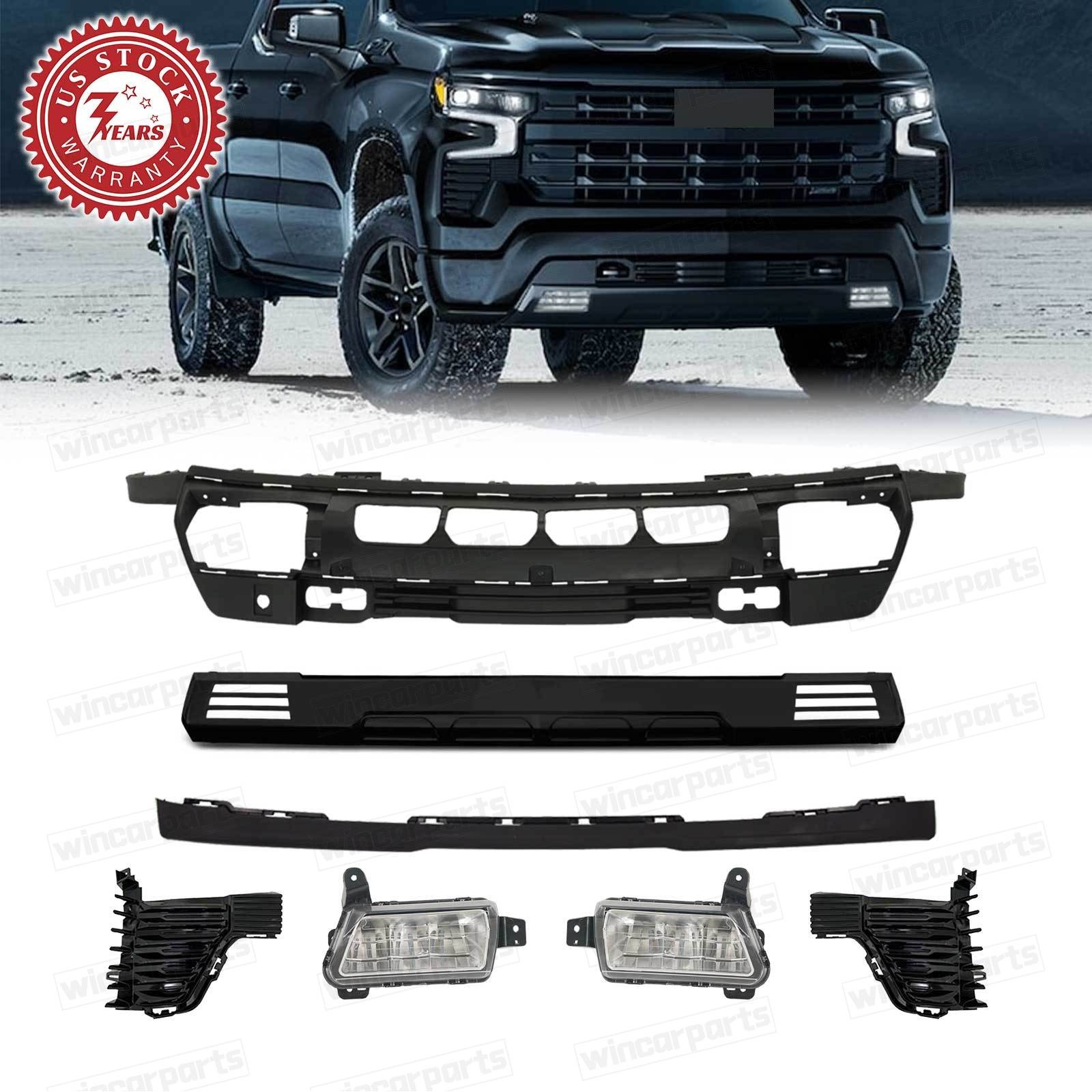 For 2022-2024 Chevy Silverado 1500 Front Bumper Cover Lower Valance Skid Plate