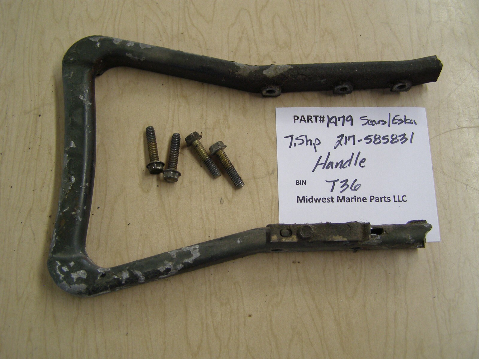 79 SEARS / ESKA 217-585831 7.5HP OUTBOARD HANDLE T36