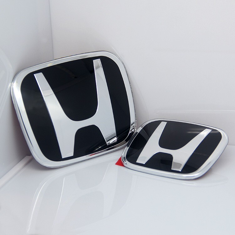 Genuine 2pcs Front Rear Black Badge Emblem for Accord Sedan 2006-2007 Genuine 2pcs Front Rear Black Badge Emblem for Accord Sedan 2006-2007