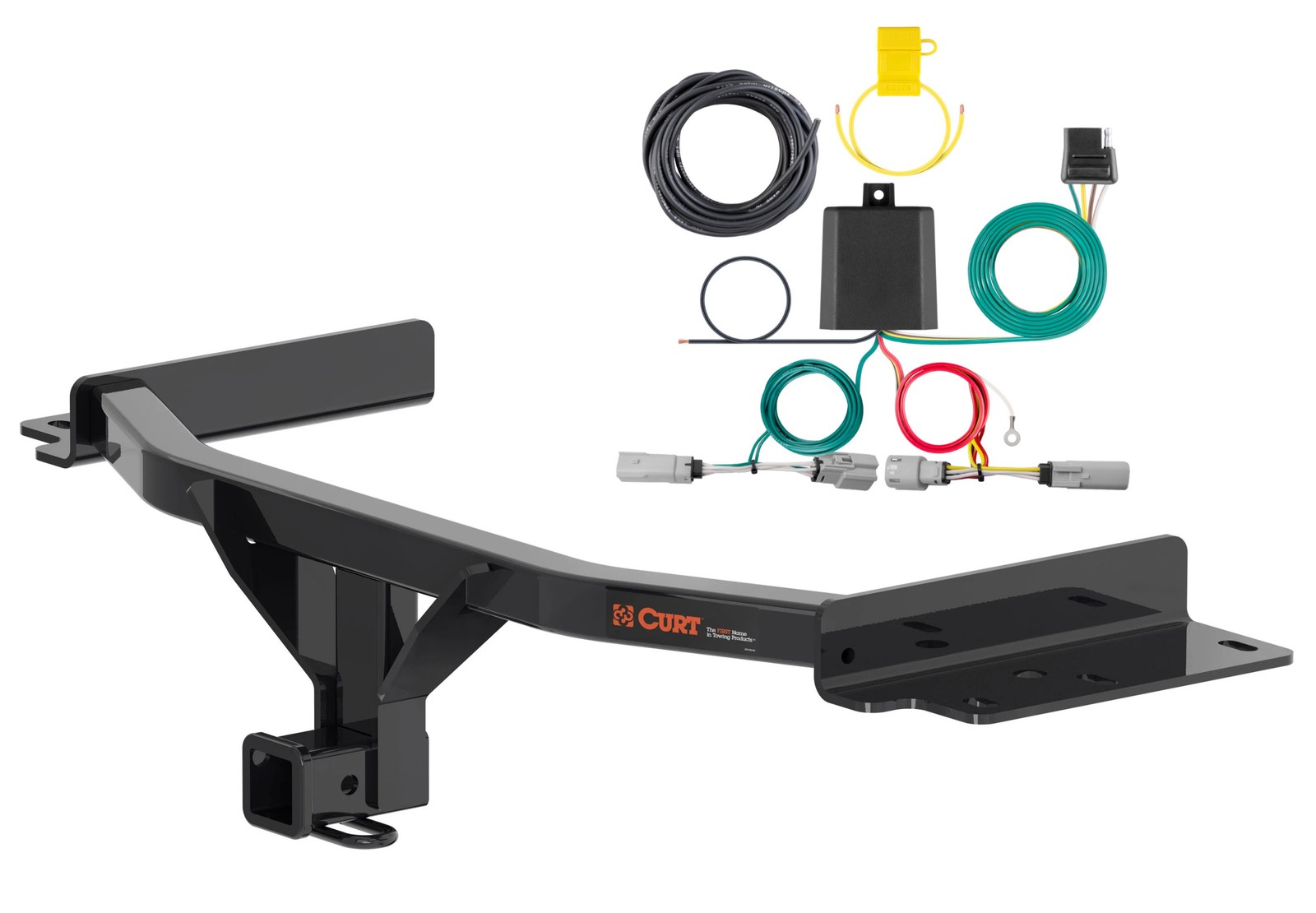 Curt Class 3 Trailer Hitch 2in Receiver & Wiring Harness Kit for 2020-27 Aviator