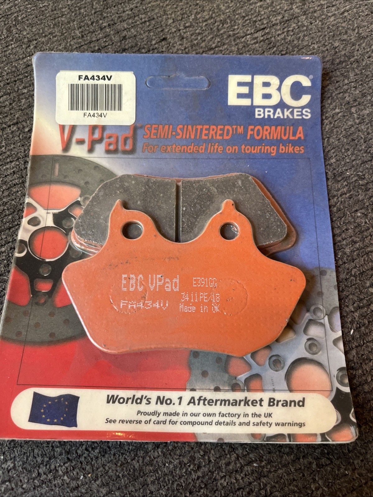 Ebc FA434V Semi-Sintered V Brake Pads Ebc FA434V Semi-Sintered V Brake Pads