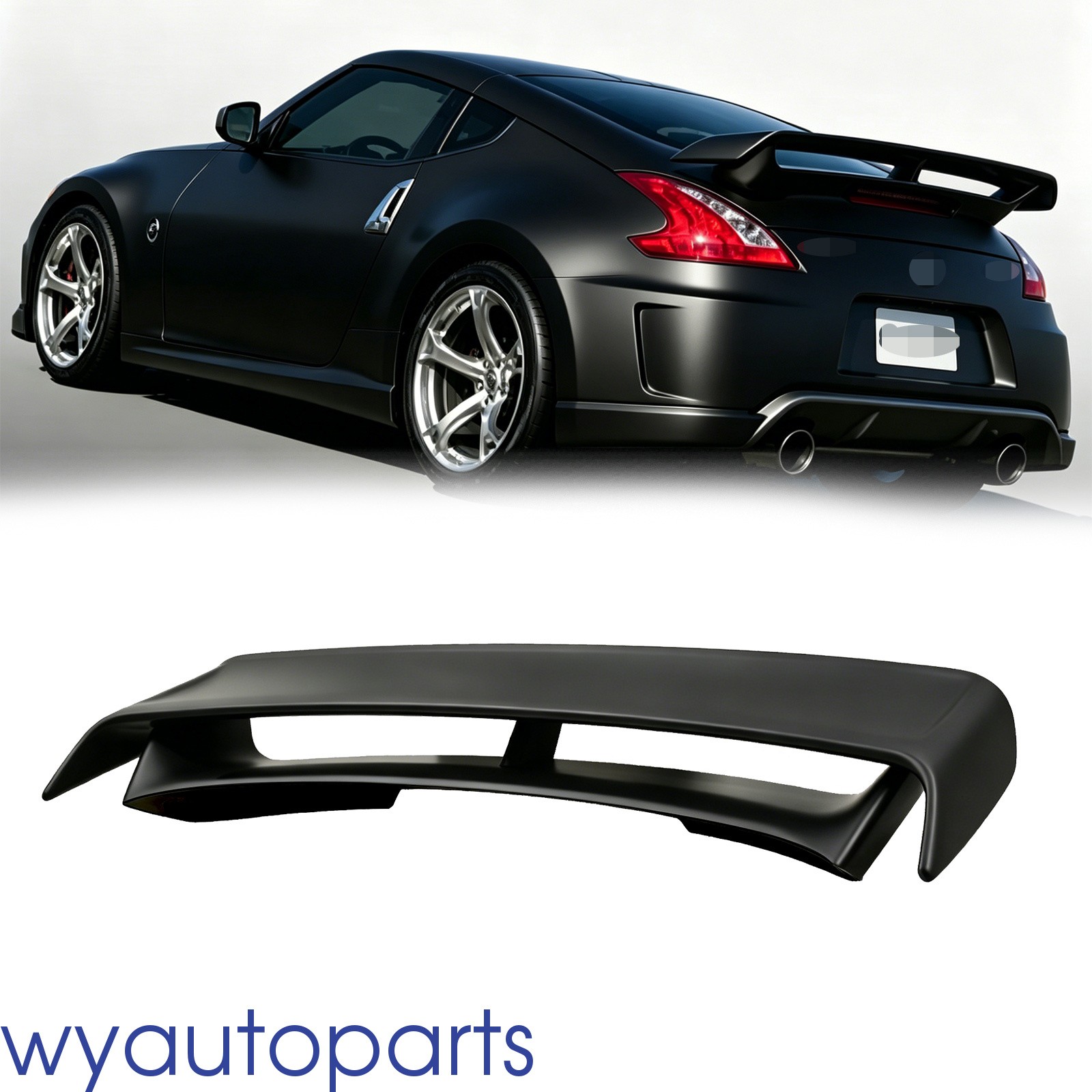 Nismo Rear Trunk Spoiler Wing Lip Fit For 2009-2021 Nissan 370Z Z34 Matte Black