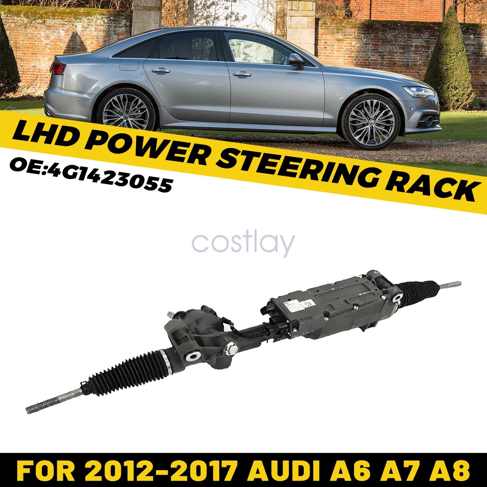For Audi A6 A7 A8 2012-2017 LHD Electric Power Steering Rack 4G1423055