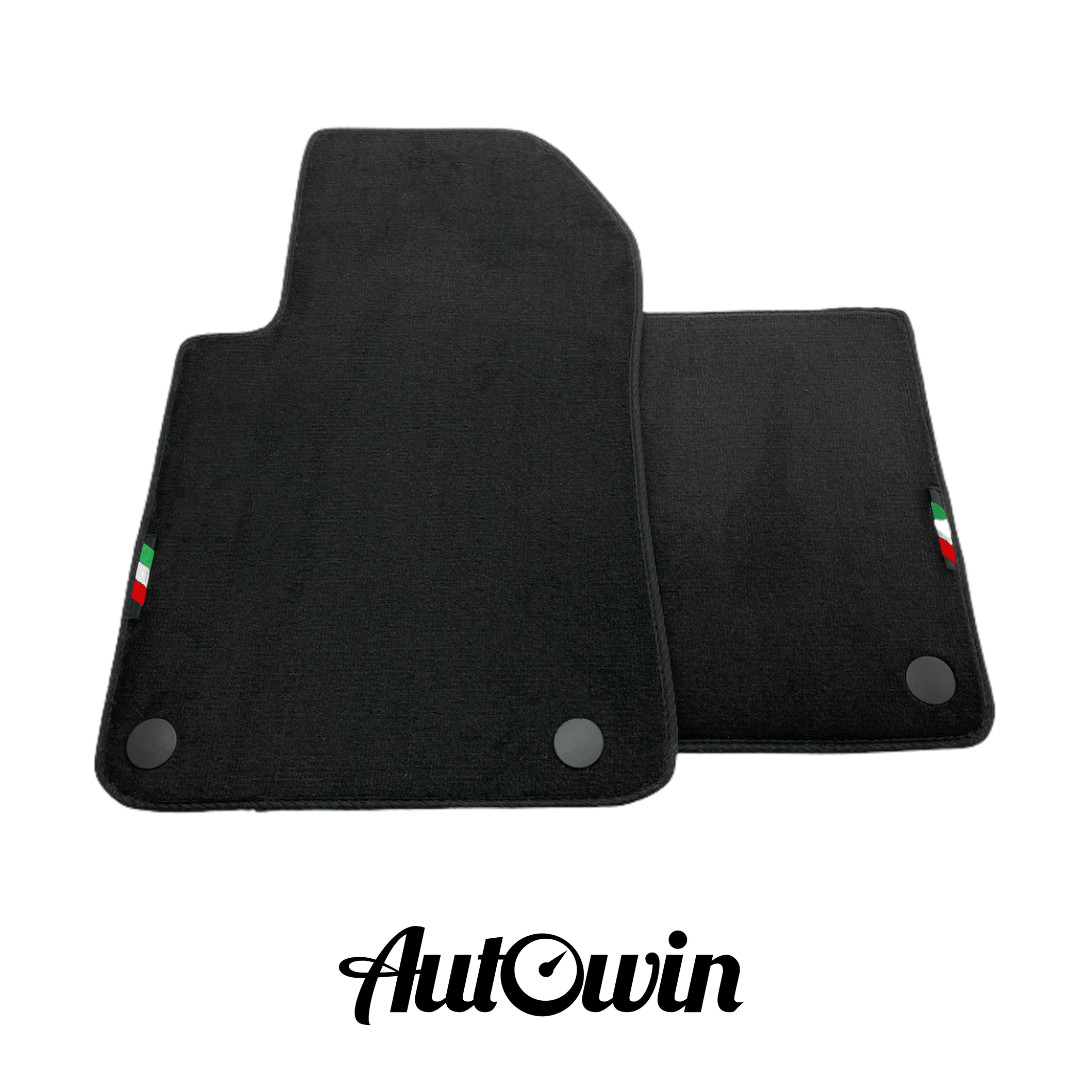 AutoWin Brand Black Floor Mats for Ferrari 599 Coupe 2006-2012 | IT Edition