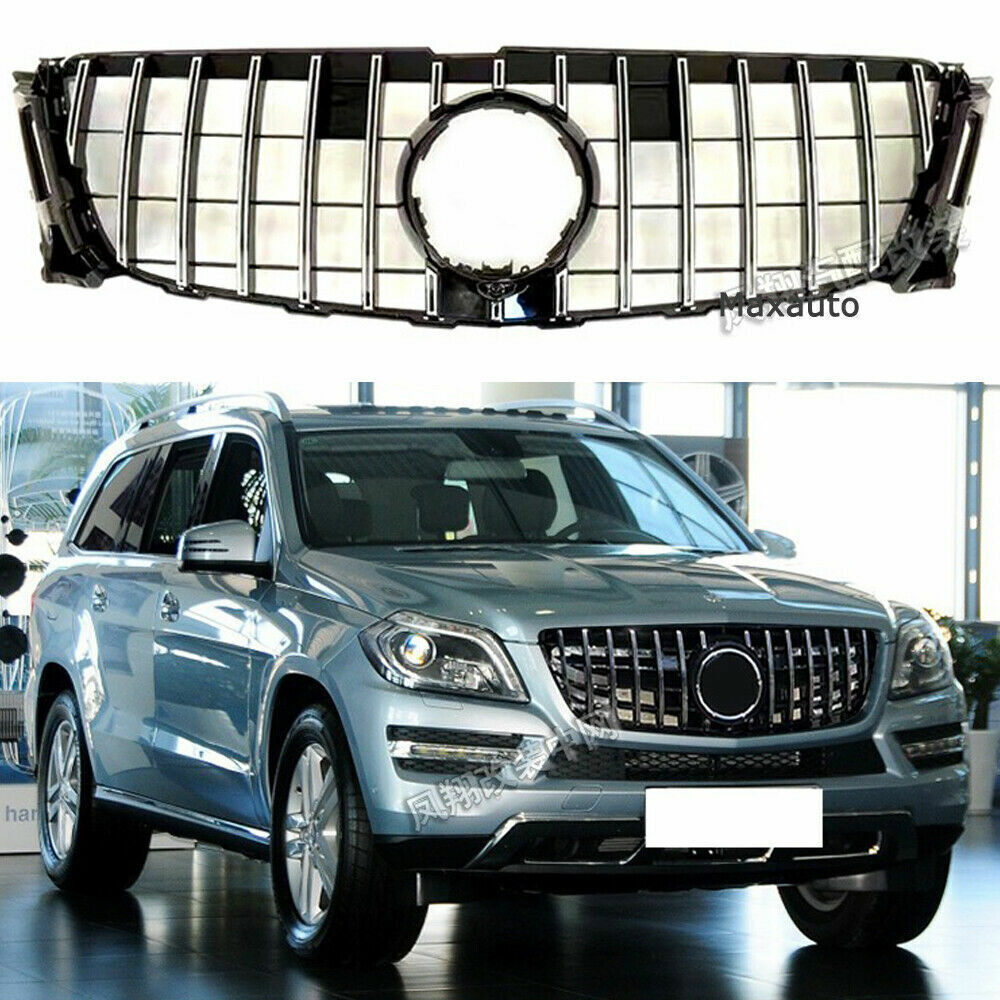 For Mercedes-Benz X166 Grill GL350 GL400 GL450 GT Style Grille 2013 2014 2015