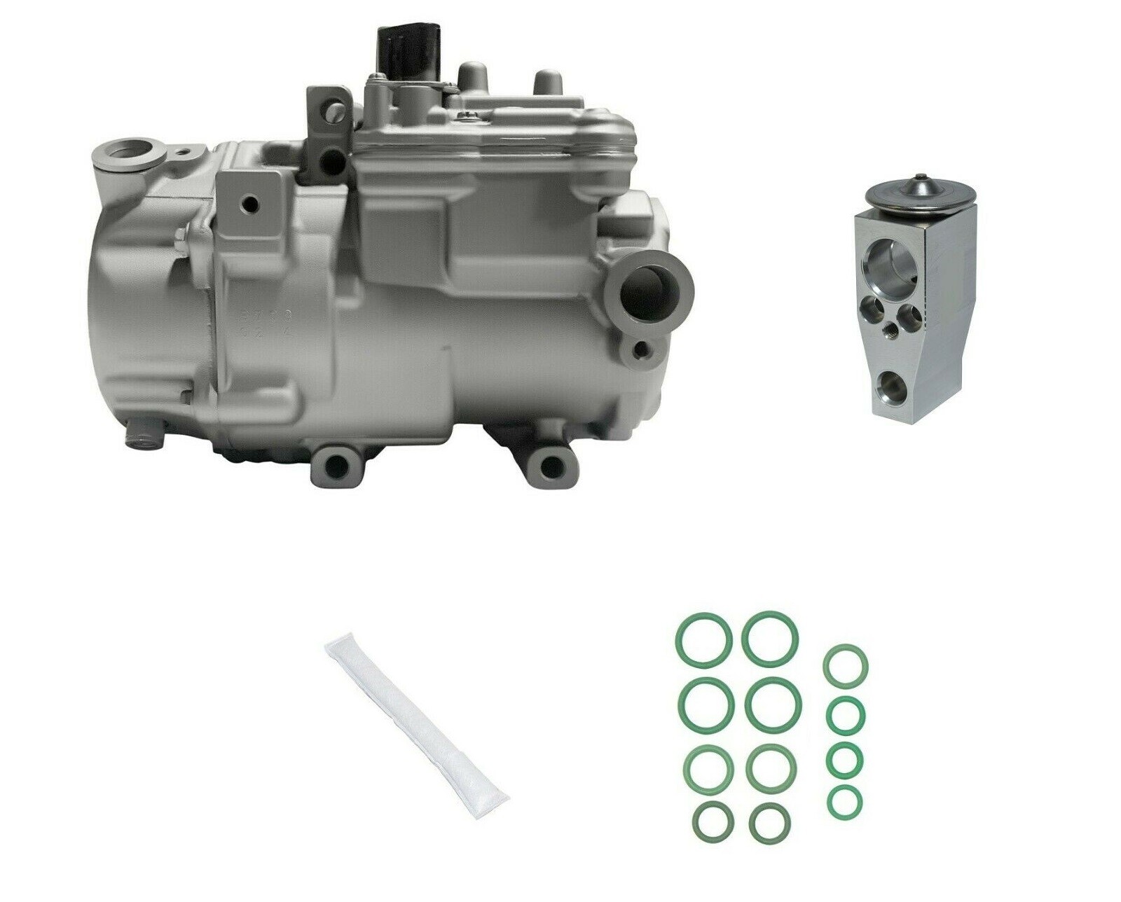 RYC Reman Complete AC Compressor Kit AD-0465 Fits ES300h Hybrid 2.5L 13-17