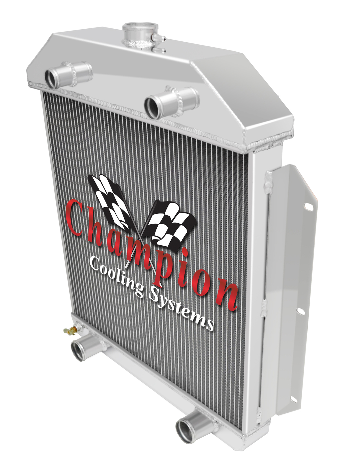 DR Champion 2 Row Radiator Flathead Configuration for 1949 - 1953 Ford Cars