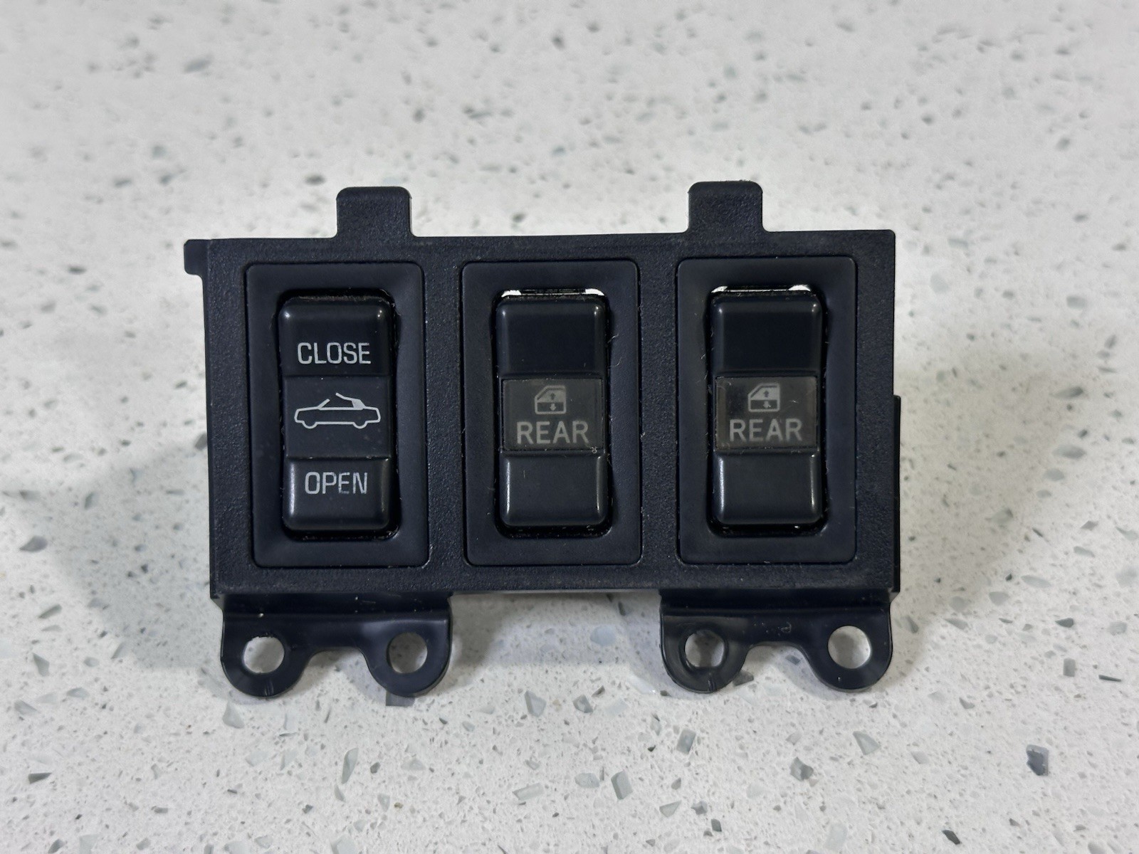 1995-1999 Toyota Celica Convertible Switch Set w Trim Top Roof Rear Windows OEM