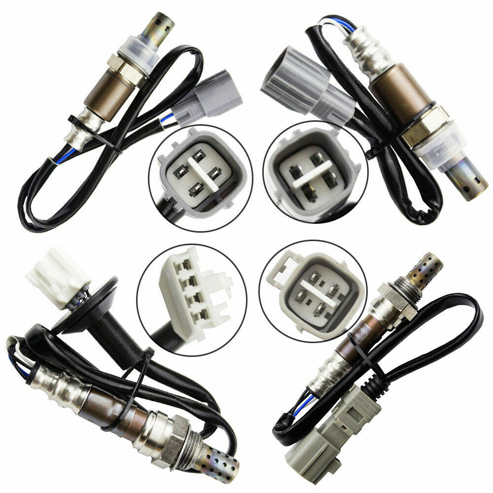 4pcs Oxygen O2 Sensor For Toyota Sienna 2004-2006 3.3L V6 Upstream&Downstream