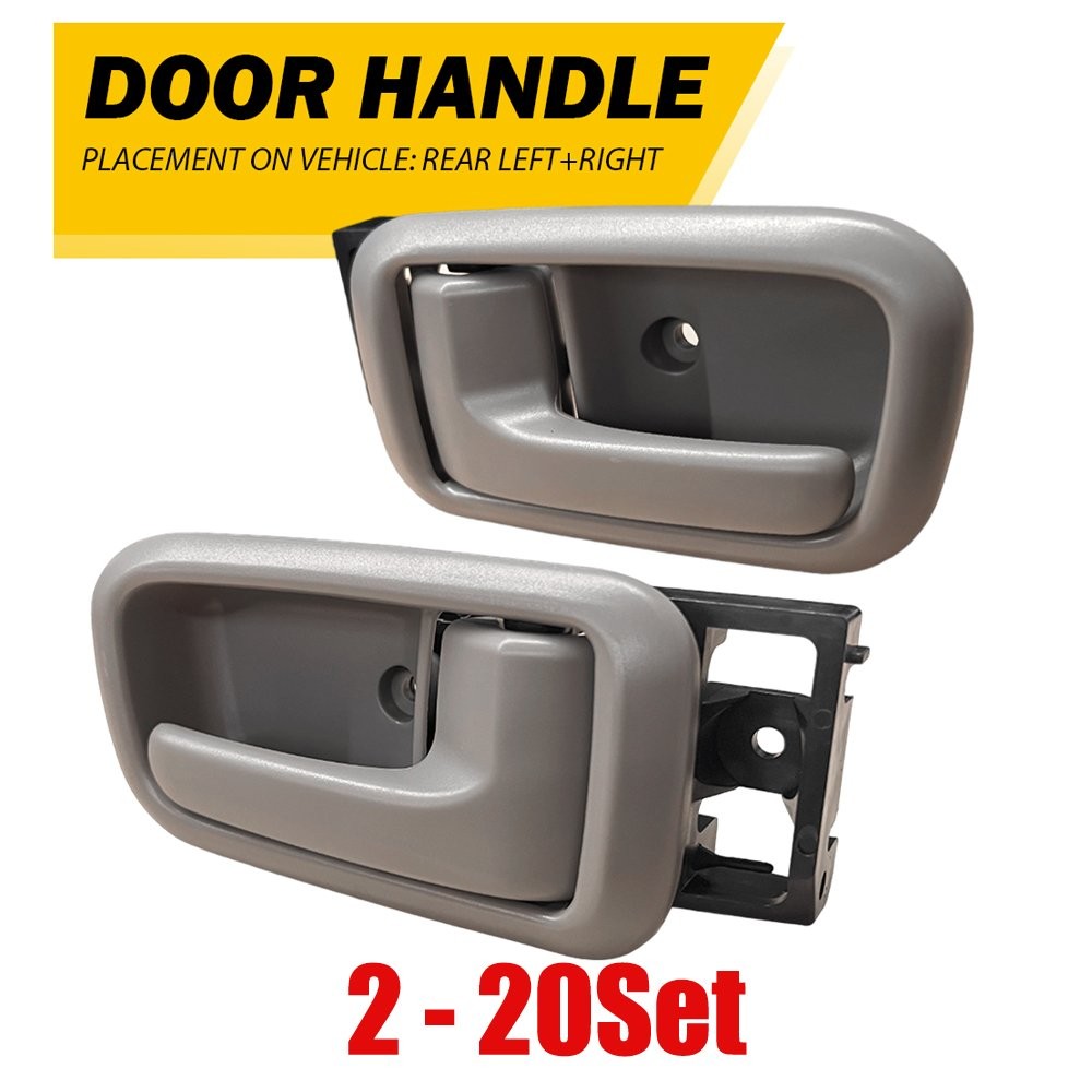 2-20PCS Door Rear Inside Handle For Tundra Toyota 2000-2006 Beige Interior