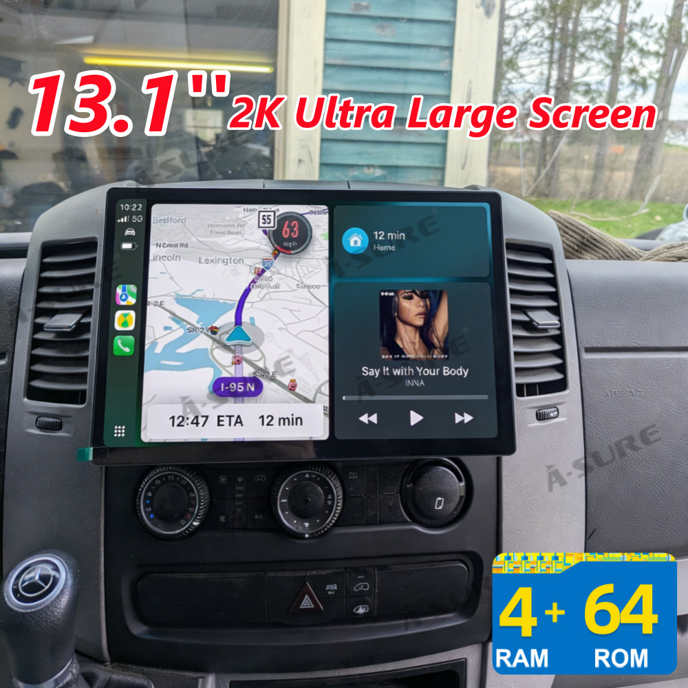 13.1'' 2K 64GB Stereo Radio For Benz Dodge Sprinter 2006-2018 Android 15 Carplay 13.1'' 2K 64GB Stereo Radio For Benz Dodge Sprinter 2006-2018 Android 15 Carplay