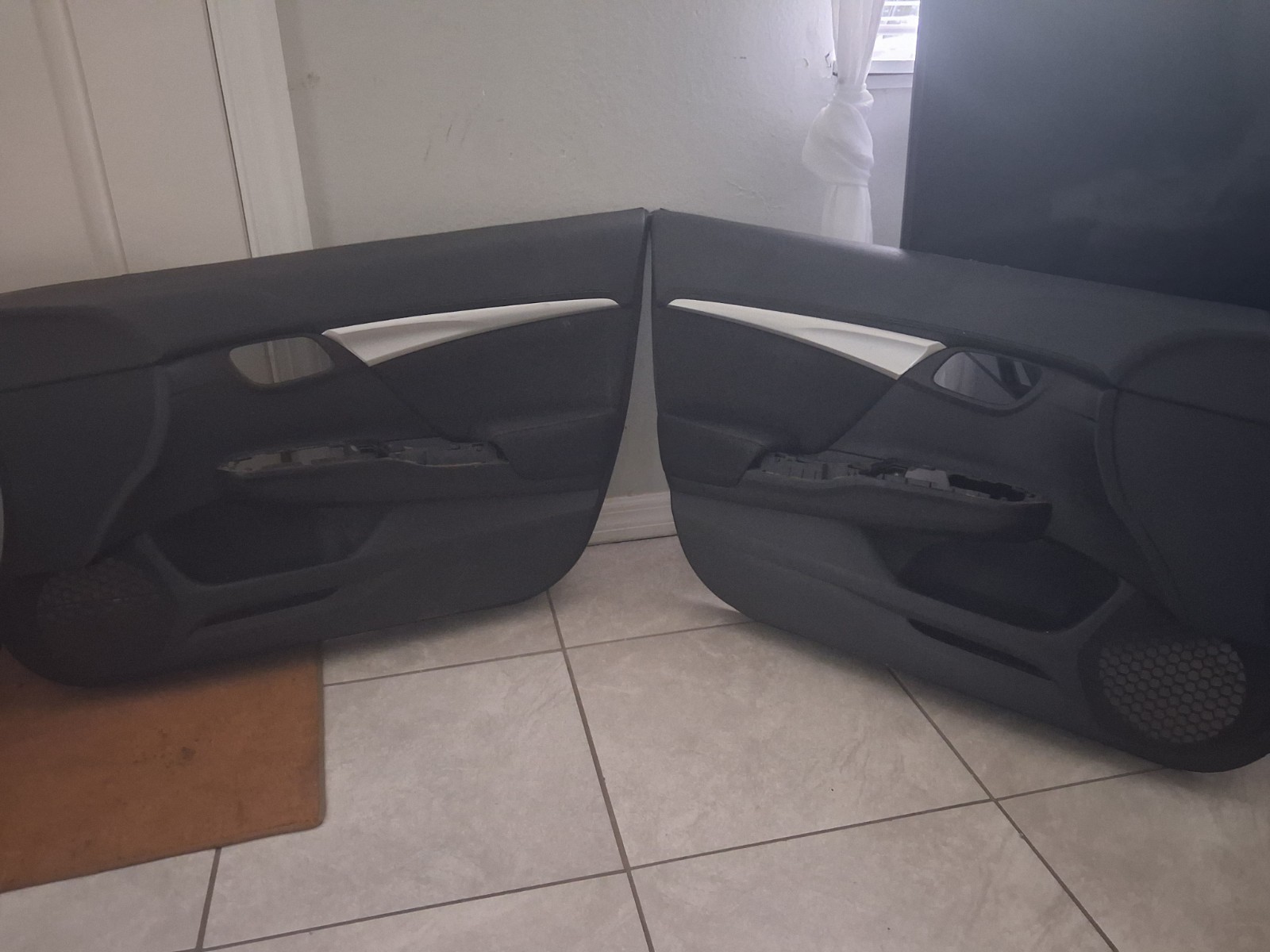 13-15 HONDA CIVIC SI 4D INTERIOR FRONT REAR LEFT RIGHT DOOR PANEL SET OEM DNP