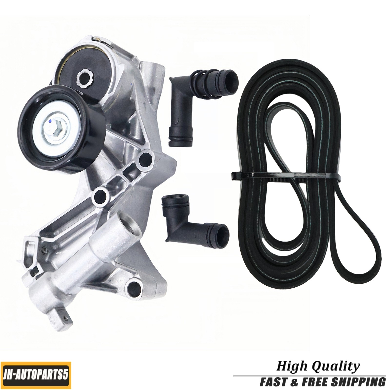 2PK Serpentine Belt Drive Component Kit For Chevy Impala Buick LaCrosse Pontiac 2PK Serpentine Belt Drive Component Kit For Chevy Impala Buick LaCrosse Pontiac