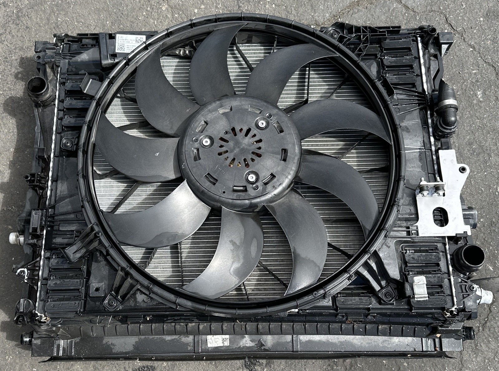 2019-2023 MERCEDES BENZ E53 AMG COMPLETE COOLING ASSEMBLY RADIATORS + FAN OEM