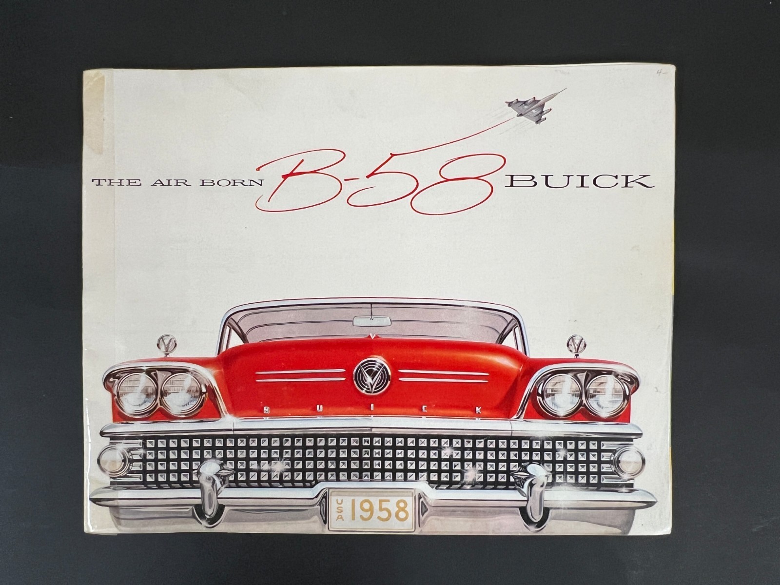 1958 Buick The Air Born B-58 Original Sales Brochure / Sales Catalog