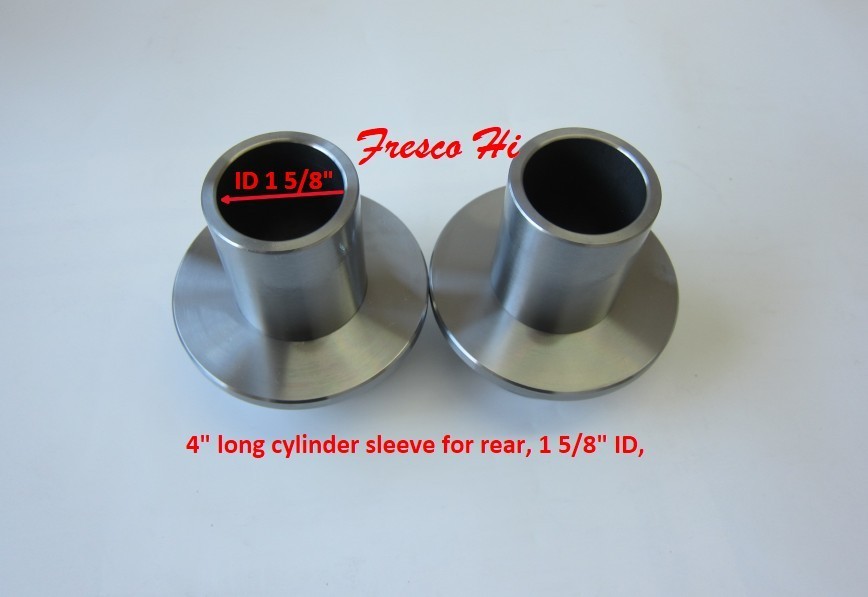 Lowrider Hydraulics cylinder sleeves, rear installation, 1-5/8\