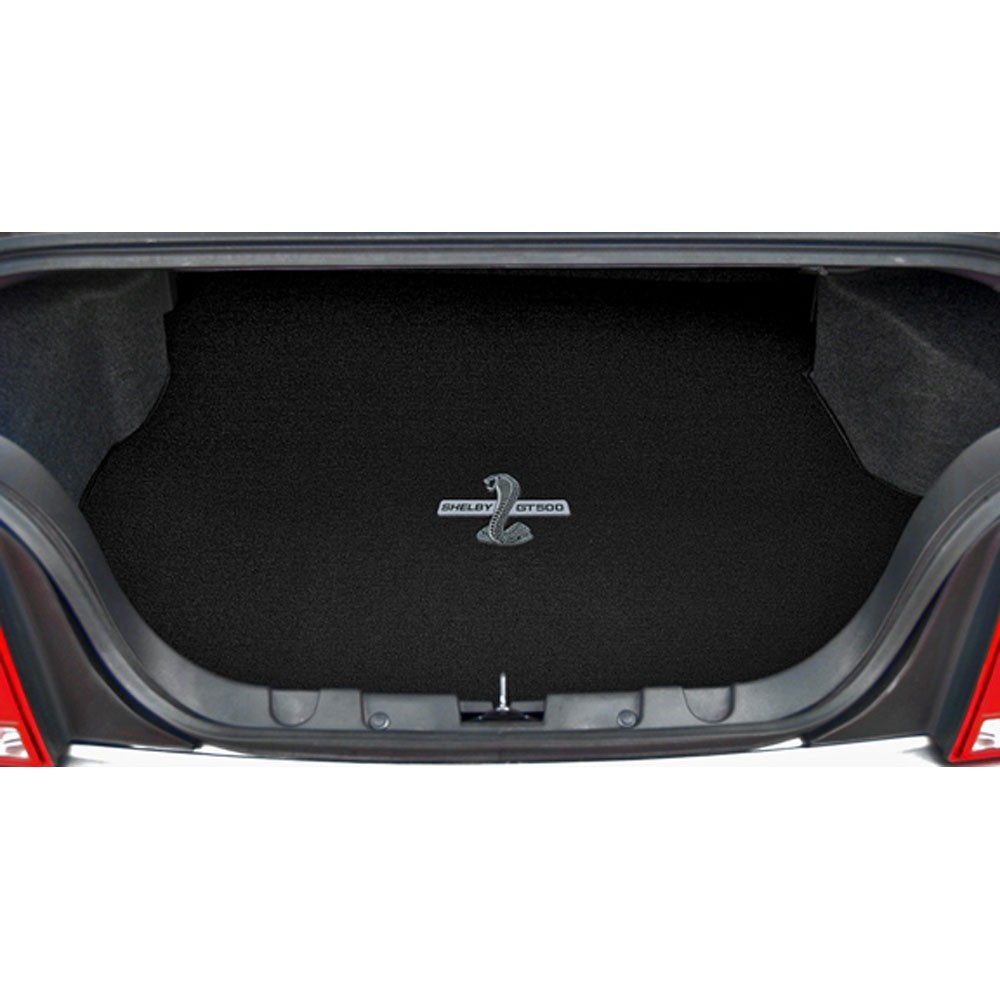 Lloyd Mats Trunk Mat Mustang Coupe w/ Shaker 10-12 Black Carpeted w/ Shelby G...